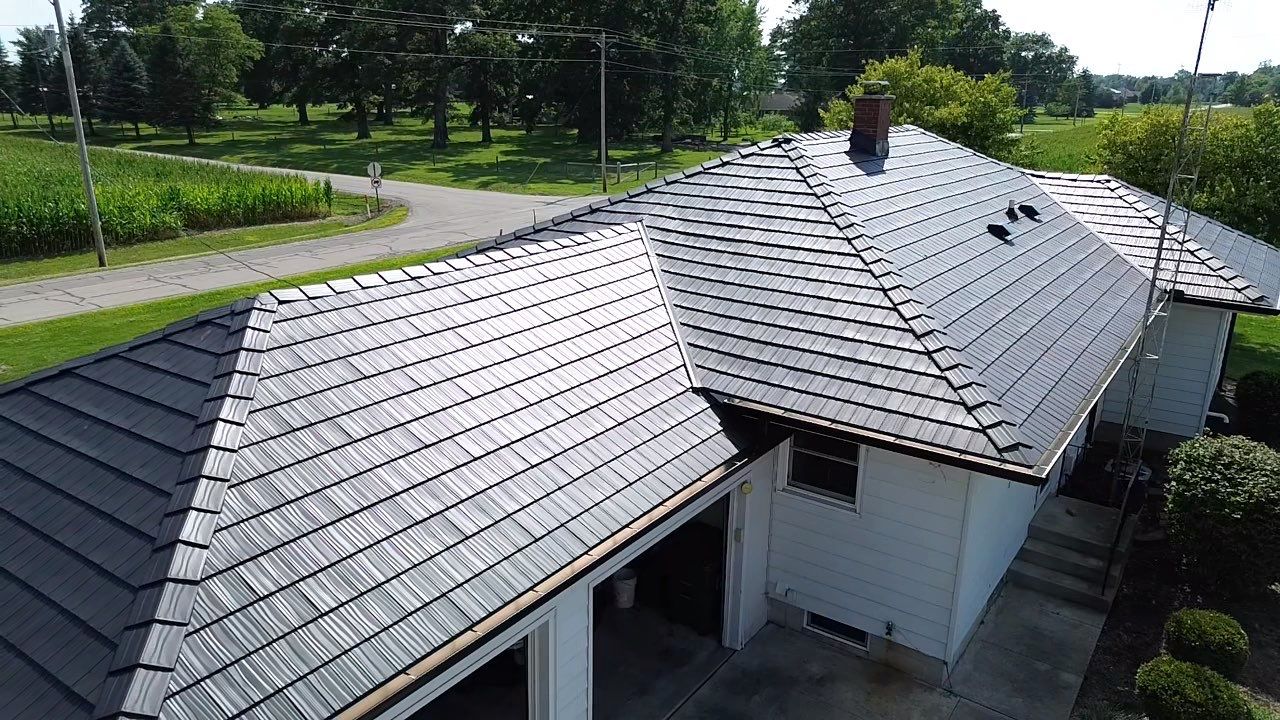 Metal Shake Shingle Roof Installation in Van Wert, Ohio by 4Ever Metal Roofing