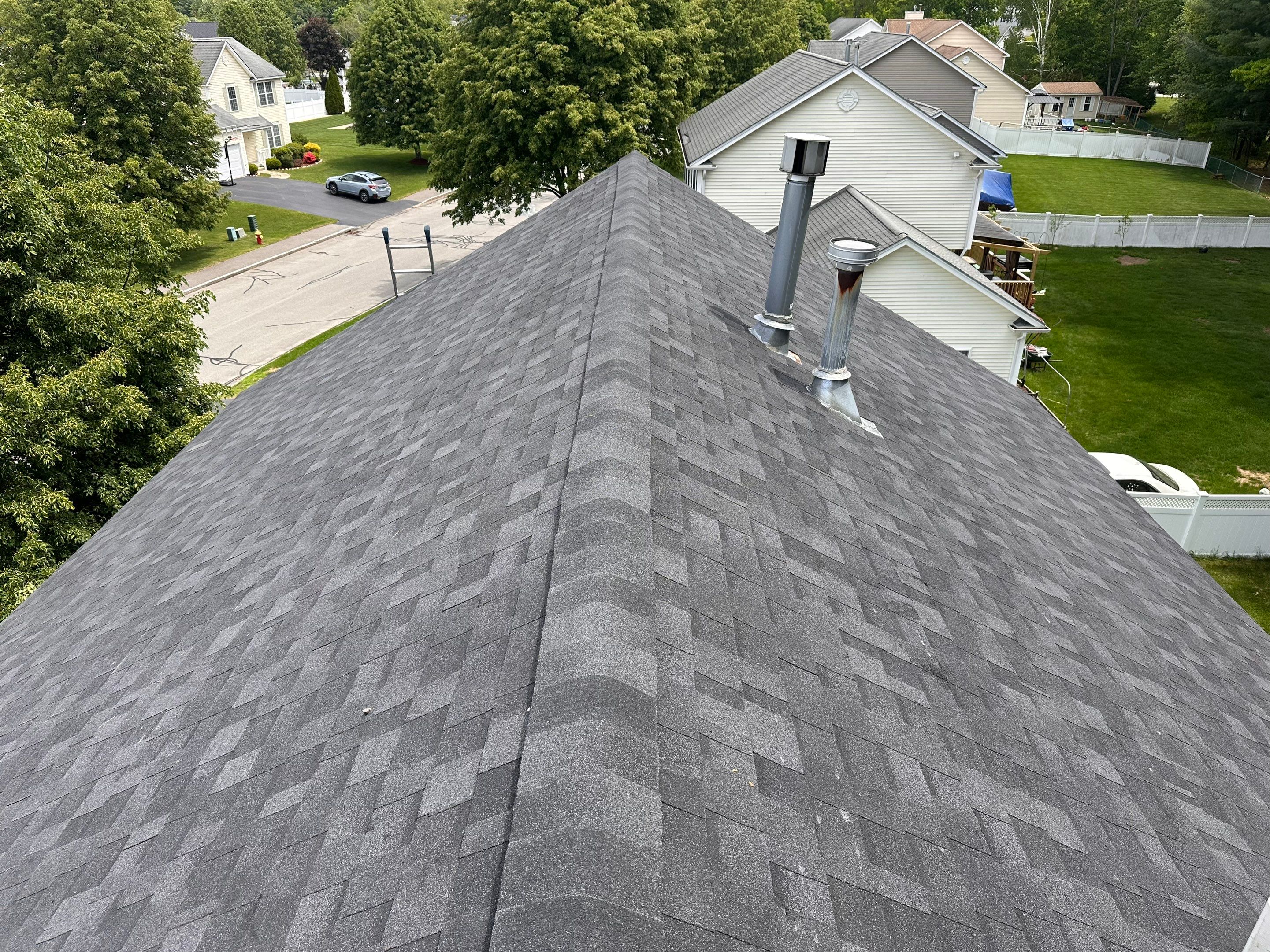 Architectural Asphalt Shingle Roof Installation for Manchester Colonial by Tall pine roofing