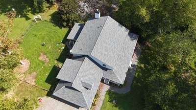 Roof Replacement using GAF Timberline HDZ Architectural Shingles