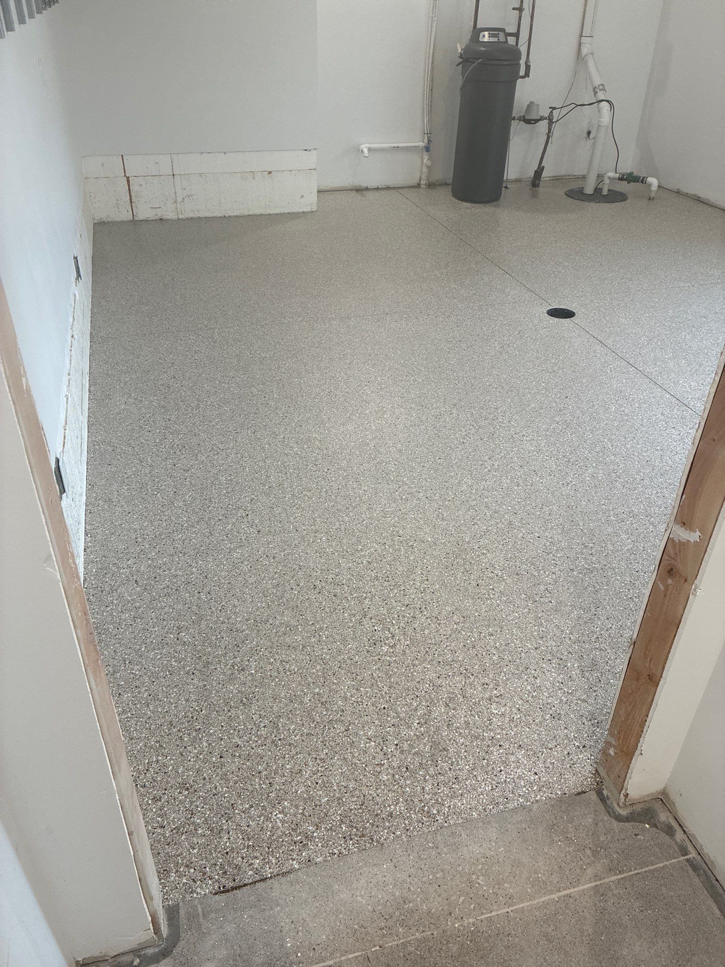 Urbandale Basement and Utility Room Concrete Floor Coating by Revival Concrete Coatings