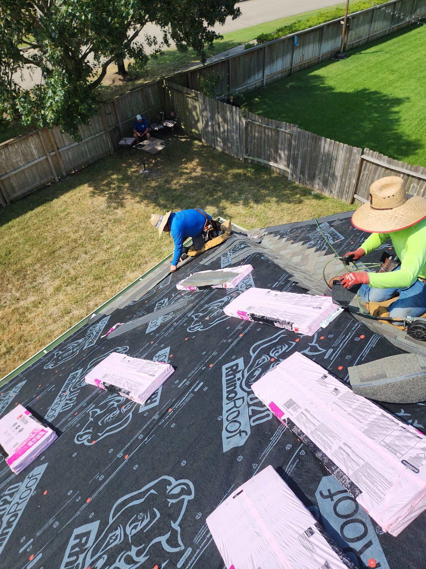 Residential Roofing Installation using Owen's Corning Duration (Lifetime) Shingles by Roof Repair Company