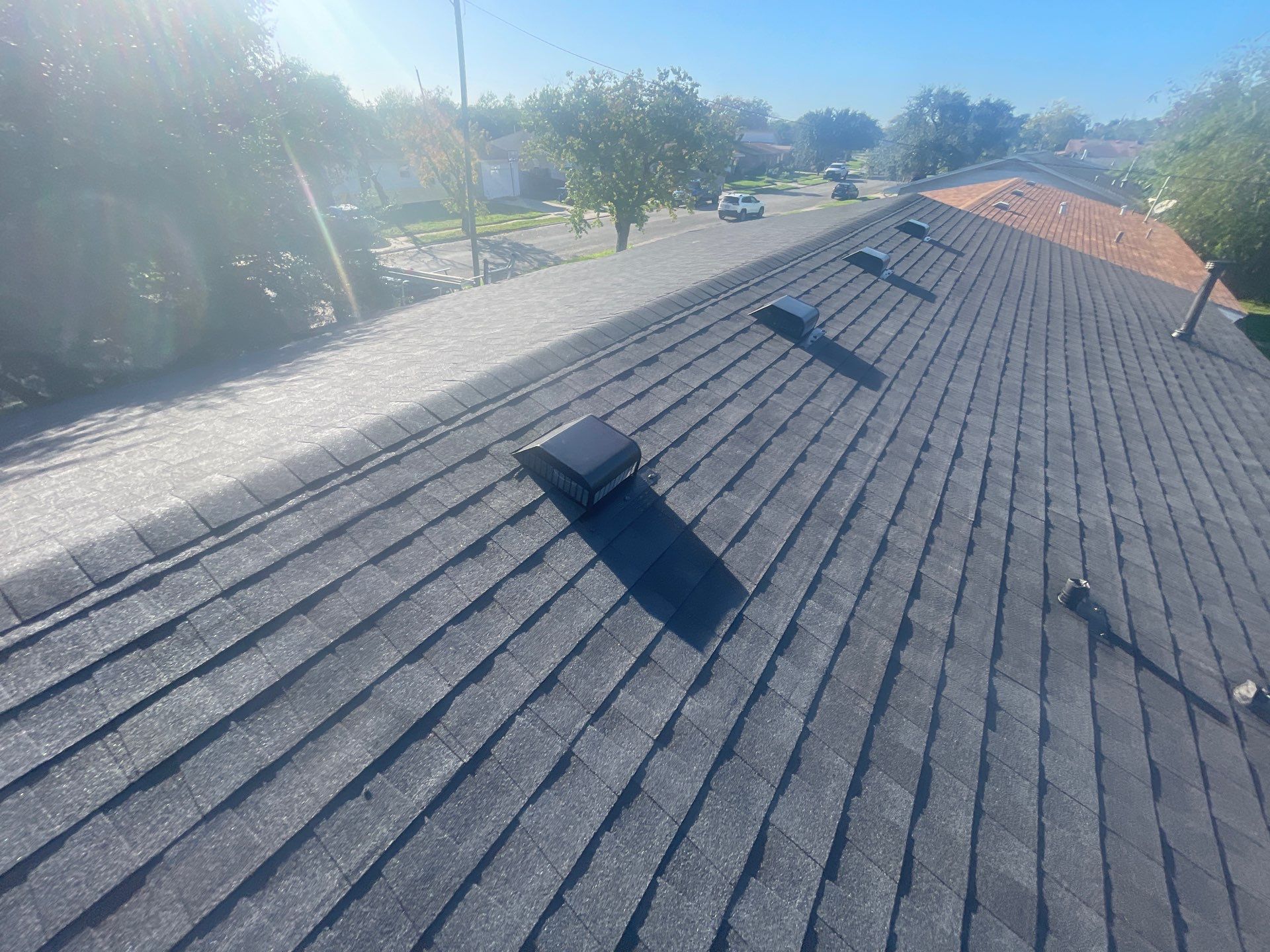 Residential Roofing Installation using GAF HDZ Charcoal by Lighthouse Roofing