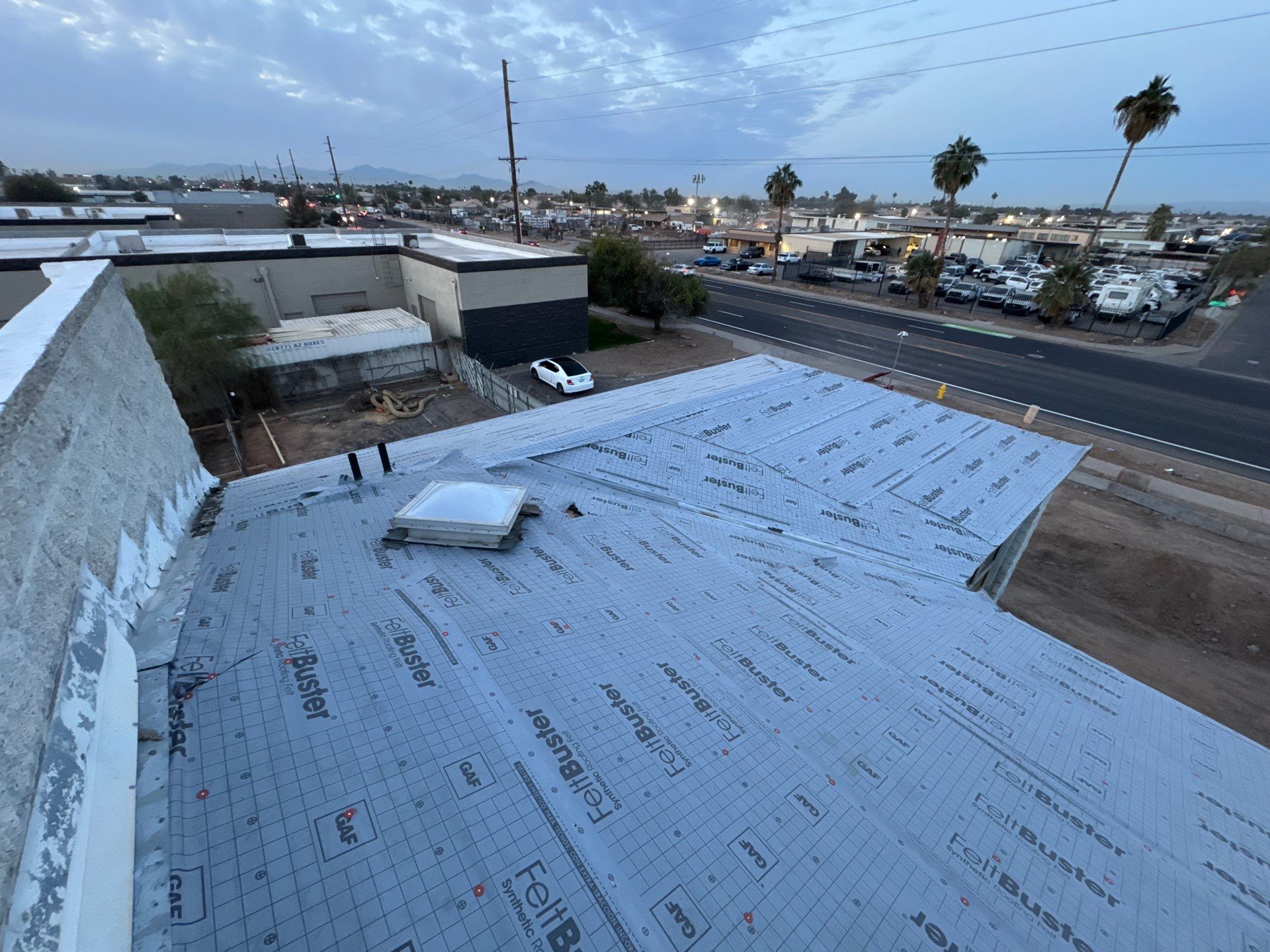 Commercial Warehouse Restoration in Glendale, AZ by Dry Creek Roofing