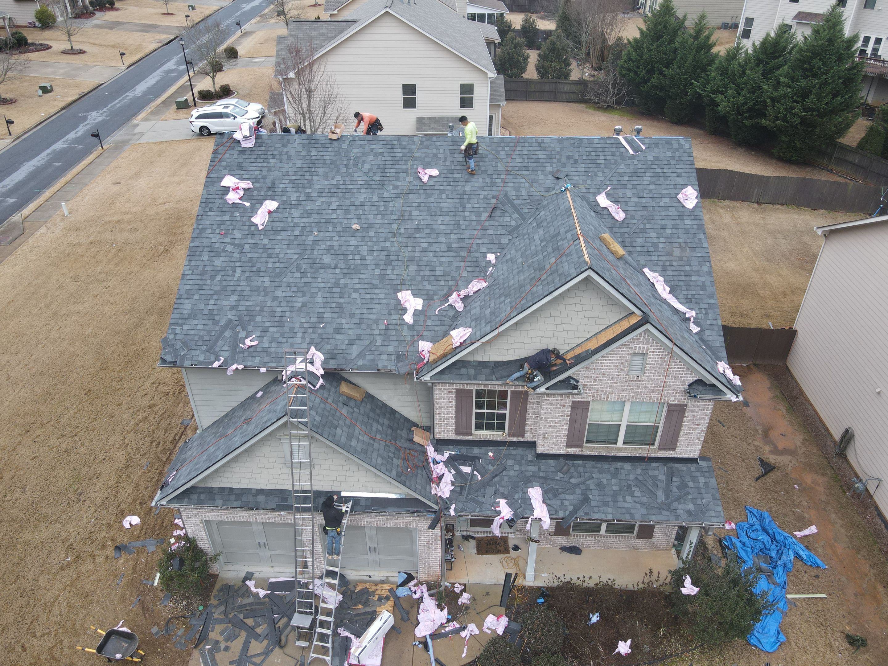Residential Roofing Installation using Owens Corning by Inspector Roofing and Restoration