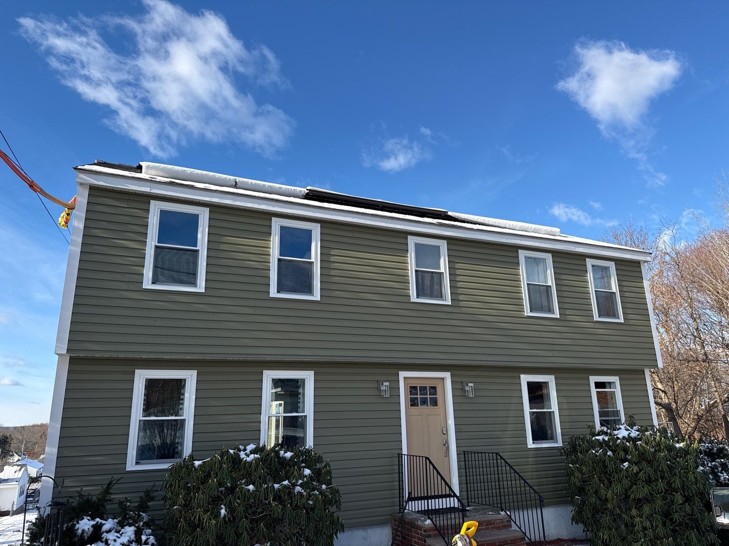 Complete Exterior Home Transformation with CertainTeed Dutch Lap Siding, Windows, Custom Door & Deck Repairs by Sensible Home Solutions