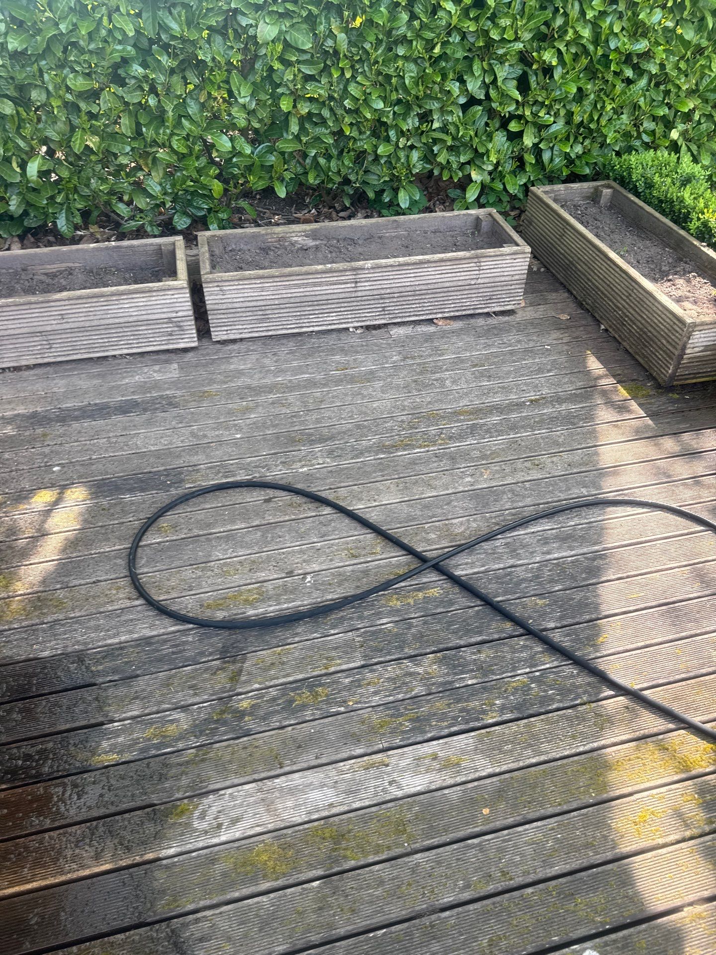 Patio Area Spring Clean using 18inch Whirlaway FSC by Ges Exterior Cleaning ltd