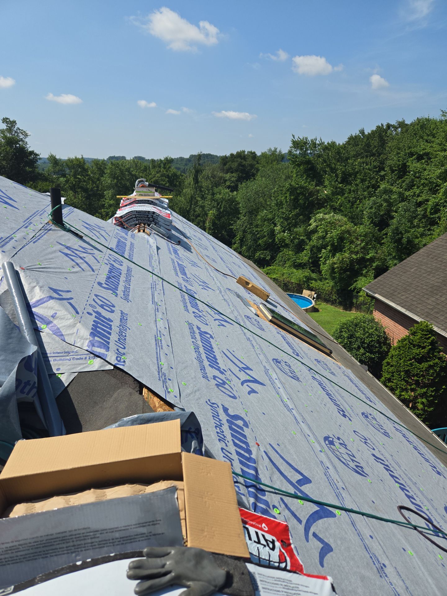 Atlas Pinnacle, Color, Black Shadow, Drip Edge, Color, Royal Brown by Eagle Eye Roofing