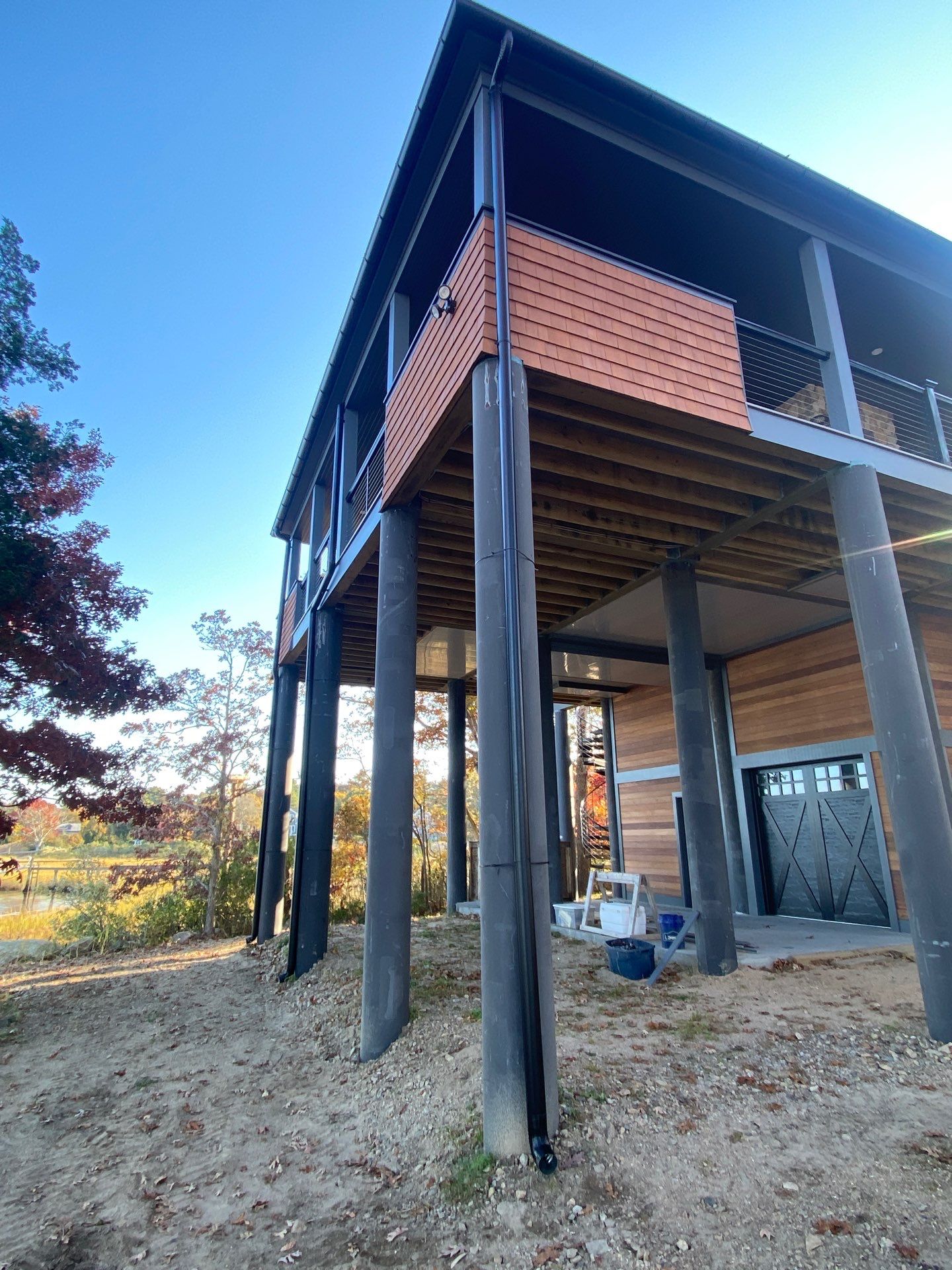 Gutter Installation using 6" Half Round Aluminum Gutter by Gutter Pro Enterprises