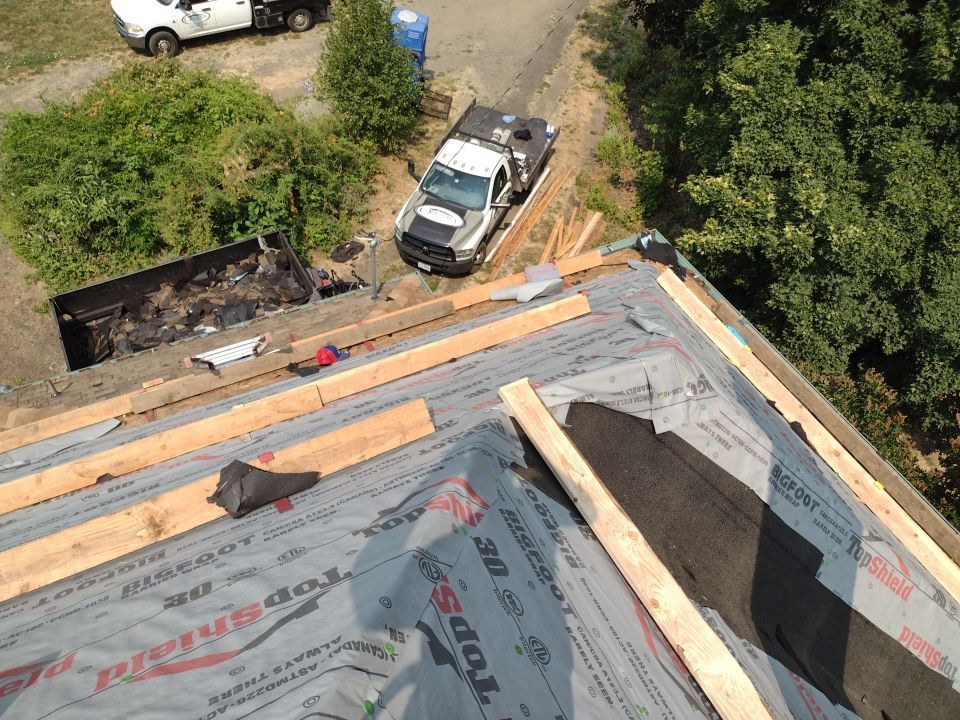Residential Roofing Installation using Malarkey Vista AR Shingles by Orezona Building & Roofing Company, Inc.