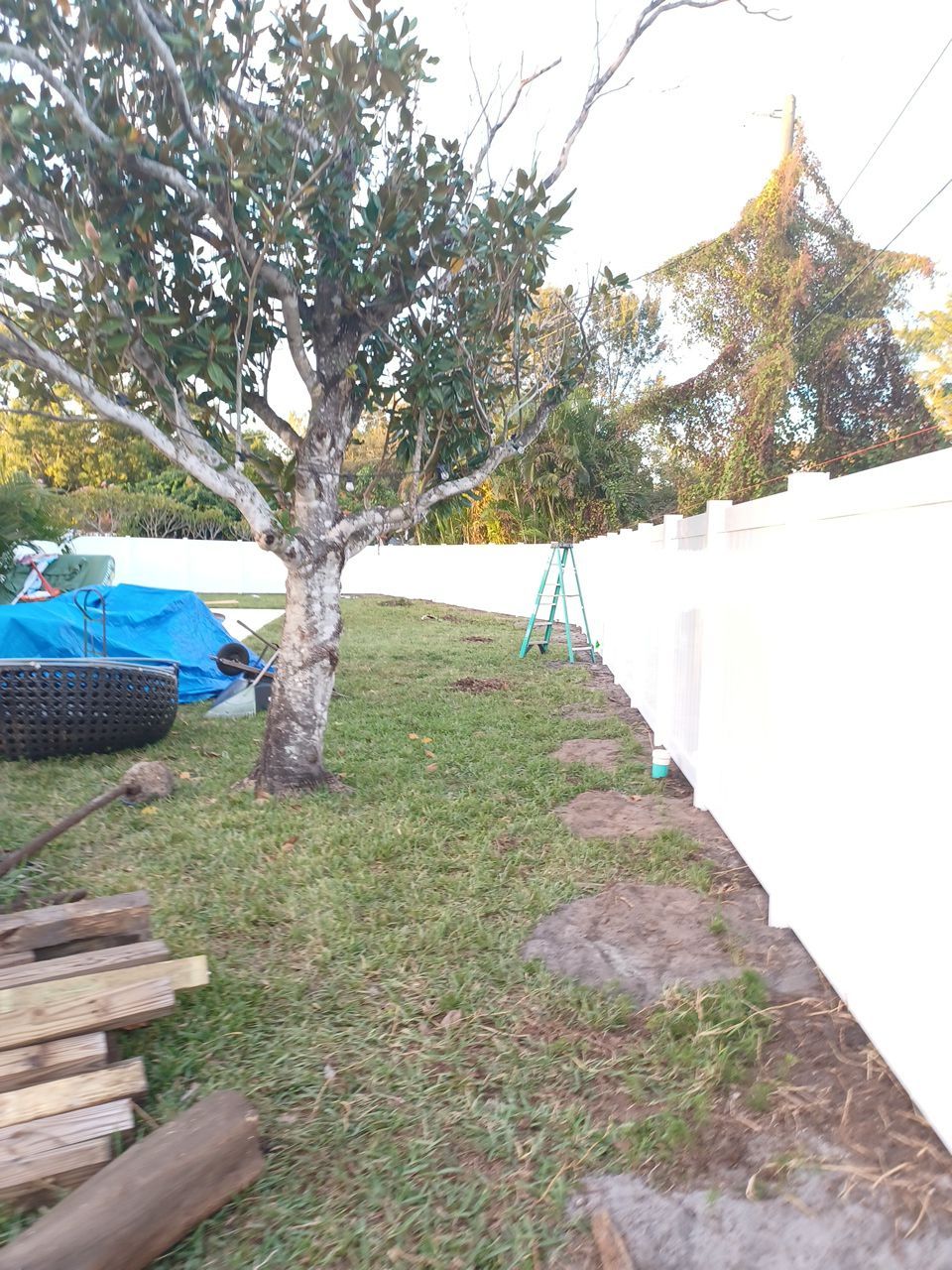Bradenton, FL 6 ft. Tall White Vinyl Privacy Fence  by Asap fence and gates, LLC