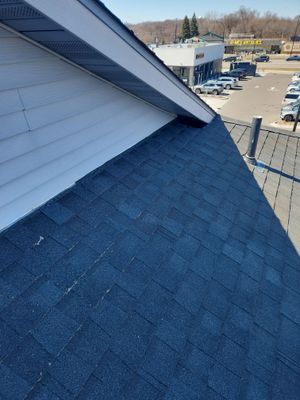 Commercial Roof Repair in Buffalo MN | Soffit Transition Metal & Leak Sealing