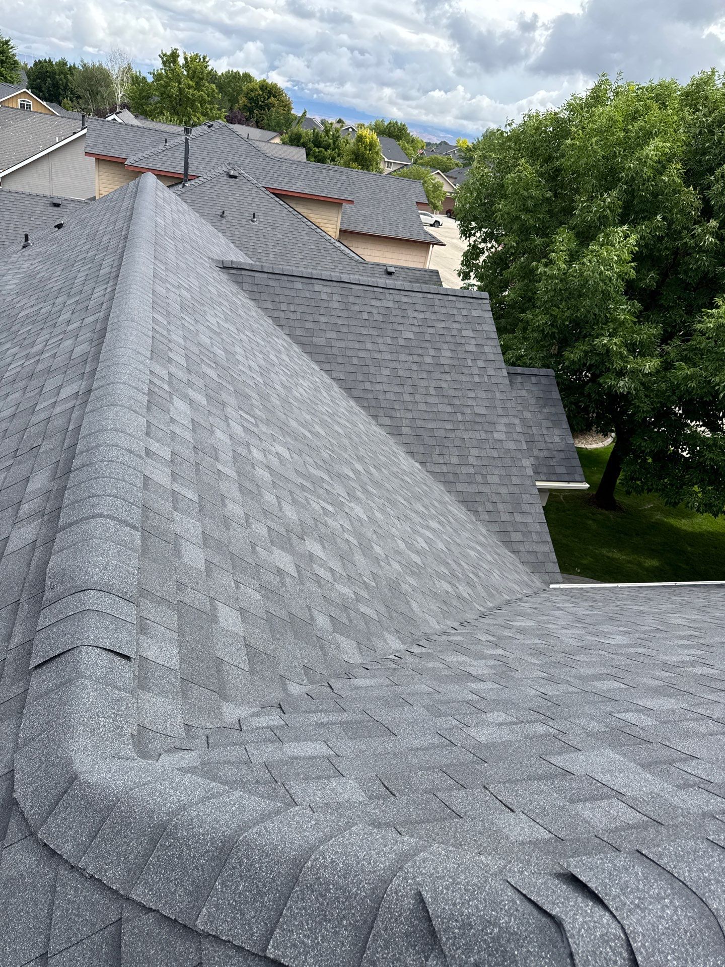 Residential Asphalt Shingle Roof Replacement in Meridian, Idaho by Olive Roofing