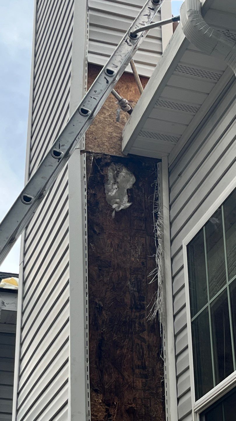 Roof Repair and Chimney Framing Repair by Midlands Roofing & Exteriors