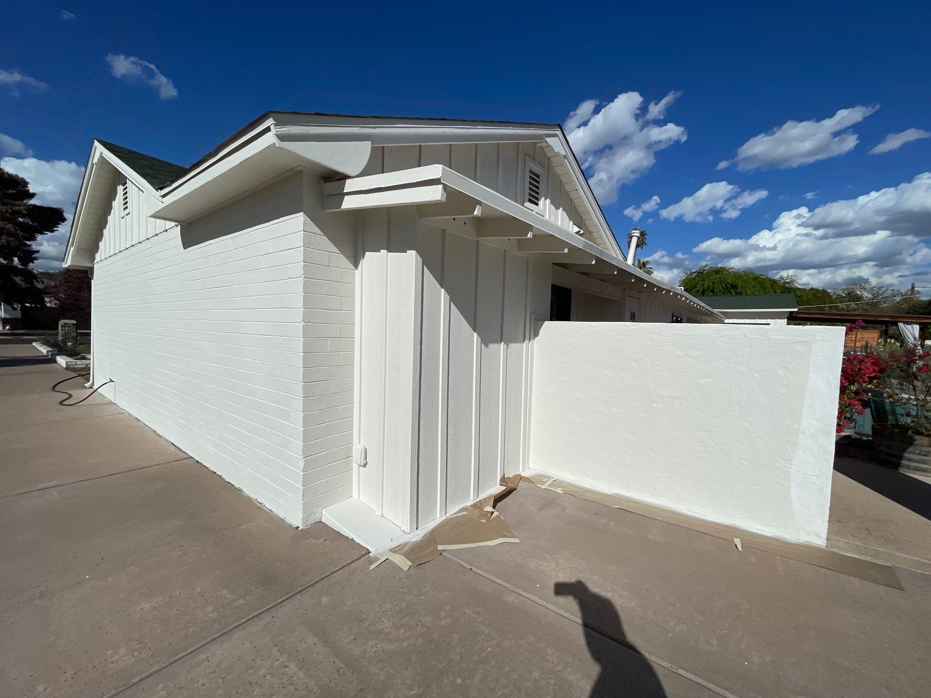 Wagon Wheel - A Stunning Home Exterior Makeover with Dunn Edwards Paints in Phoenix, AZ by Double G Painting Contractors, LLC