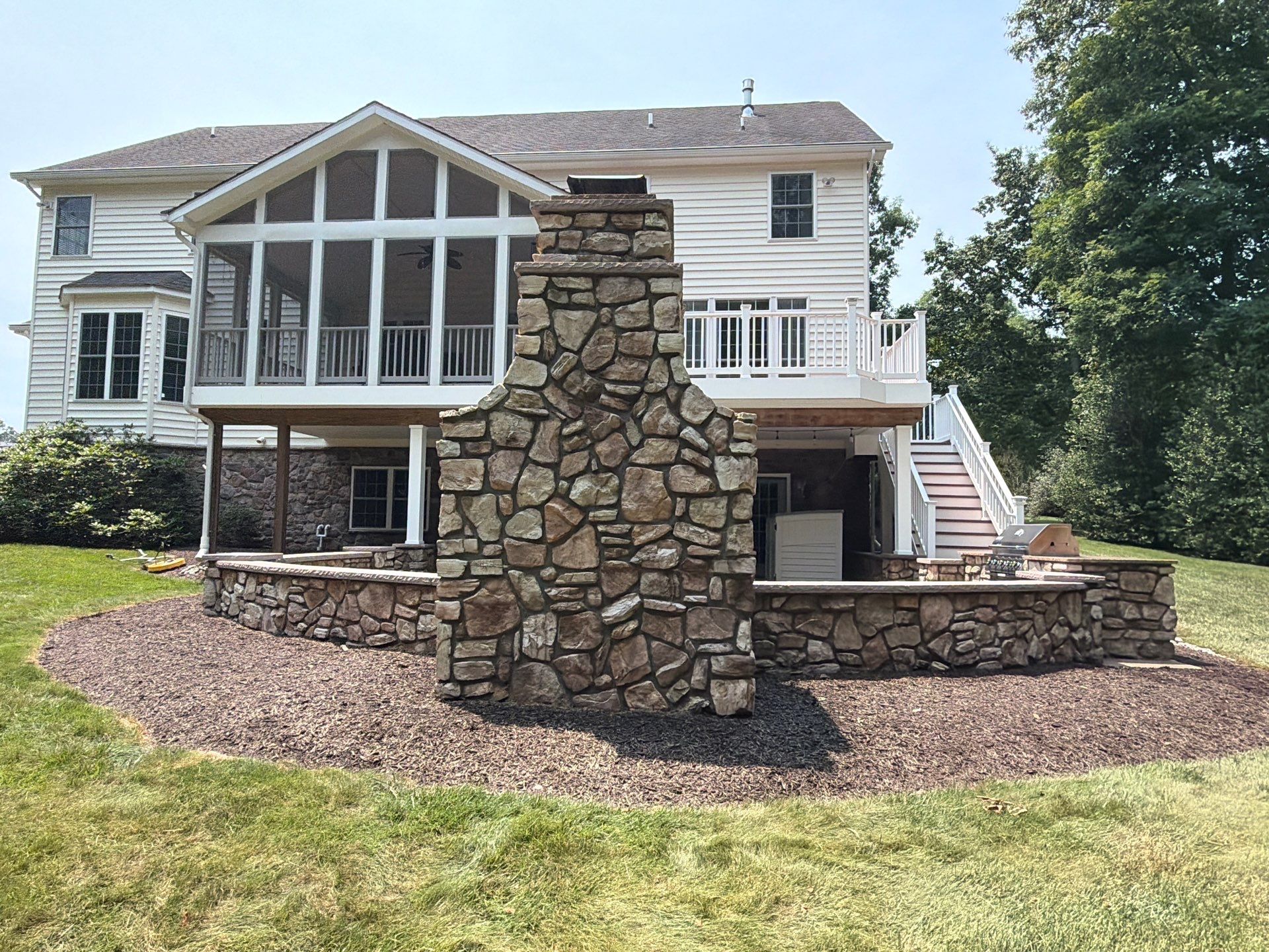 Woodbine House Washing and Outdoor Living Space Cleaning by Baltimore Pressure Washers Inc.