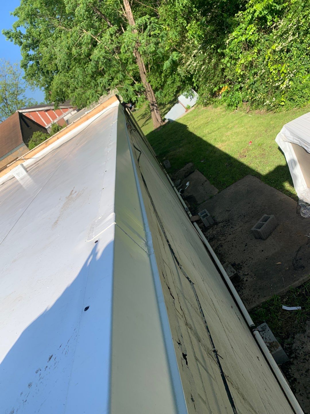 Store Building in Hope by Hostetler Roofing