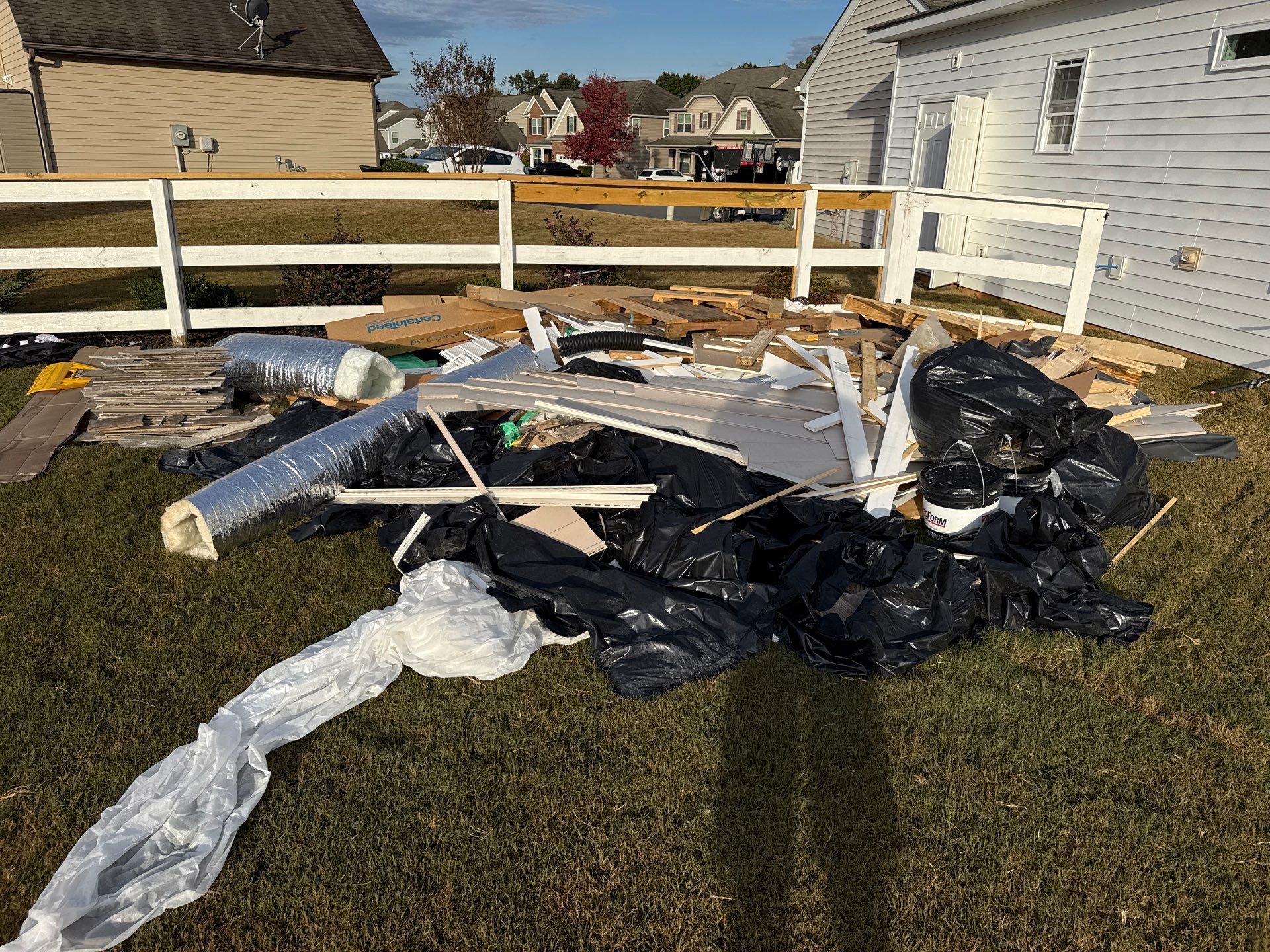 Project in Waxhaw by Badger Hauling