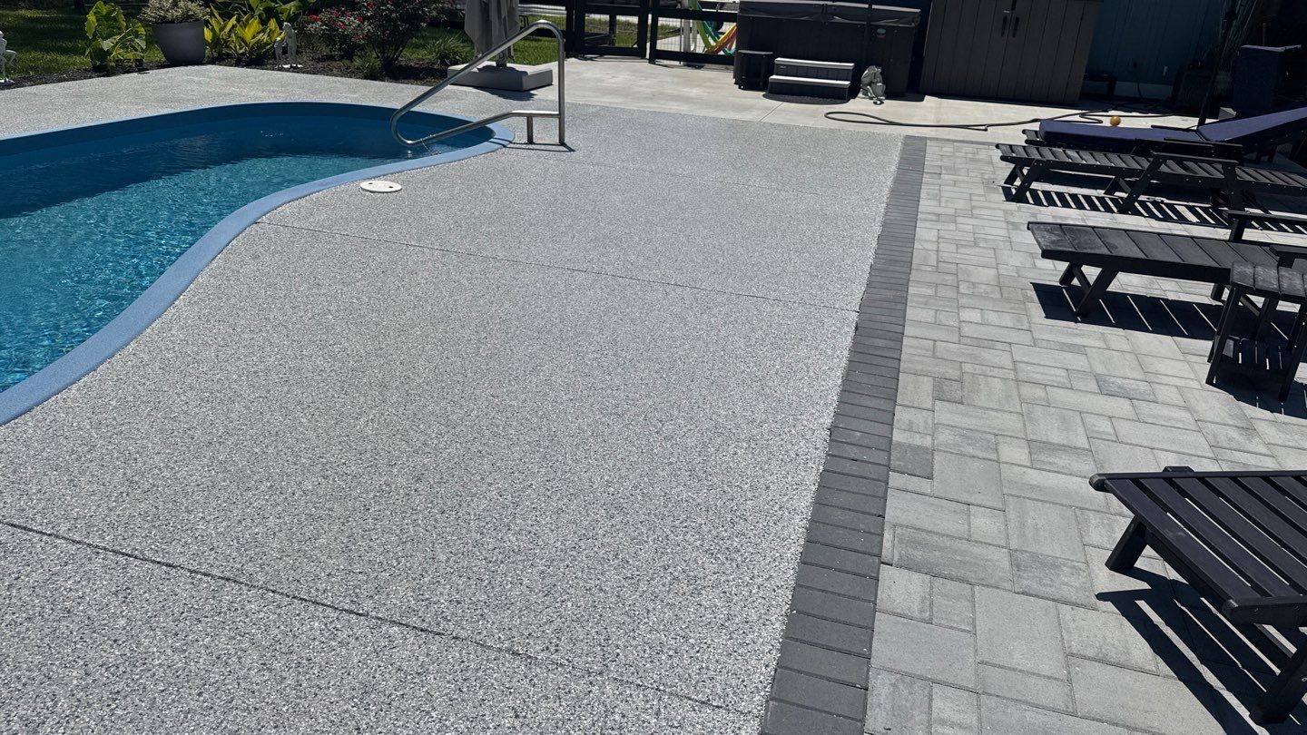 Pool Deck by Innovative Concrete Coatings 