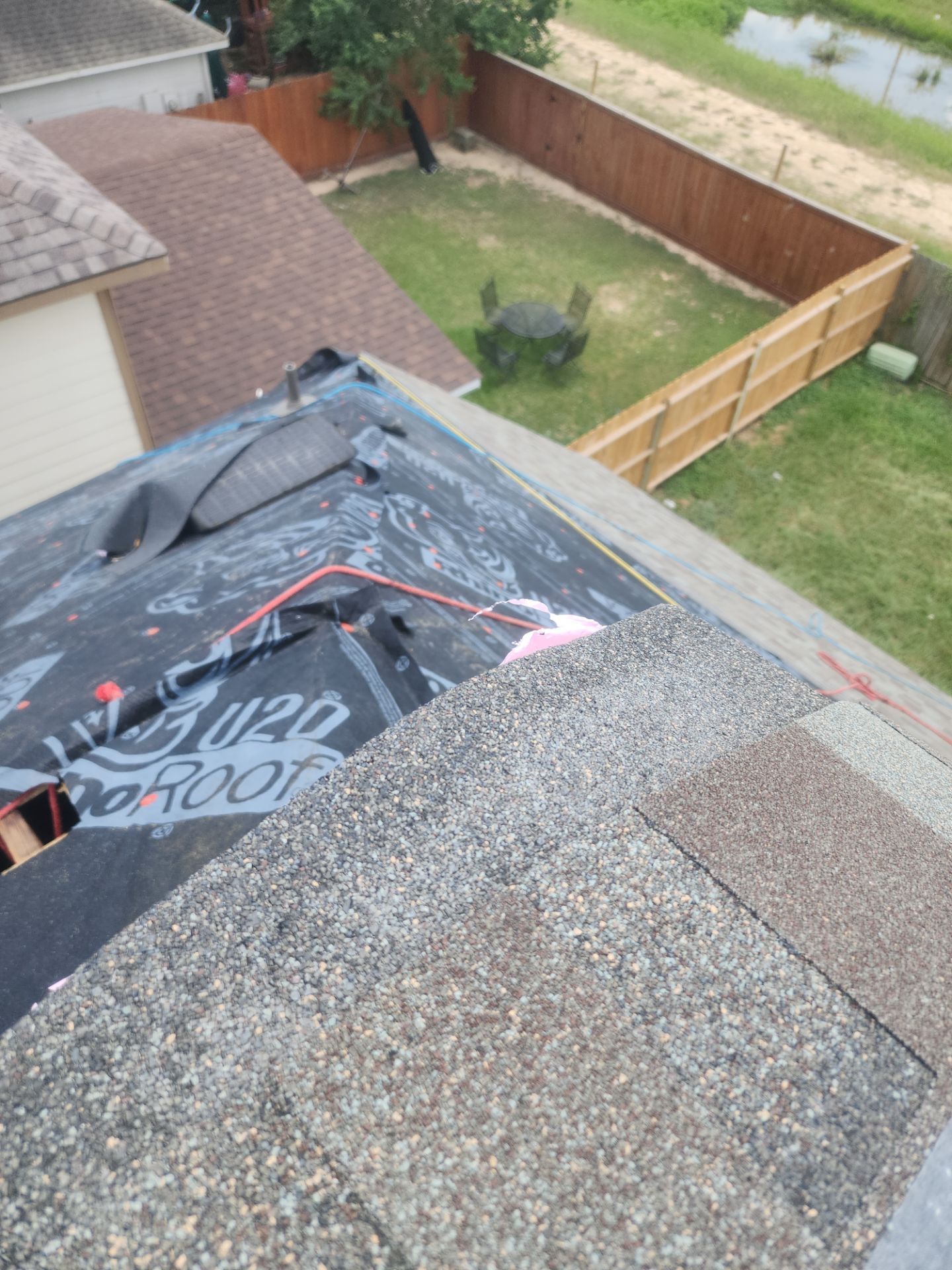 Residential Roofing Installation using Owen's Corning Duration (Lifetime) Shingles by Roof Repair Company