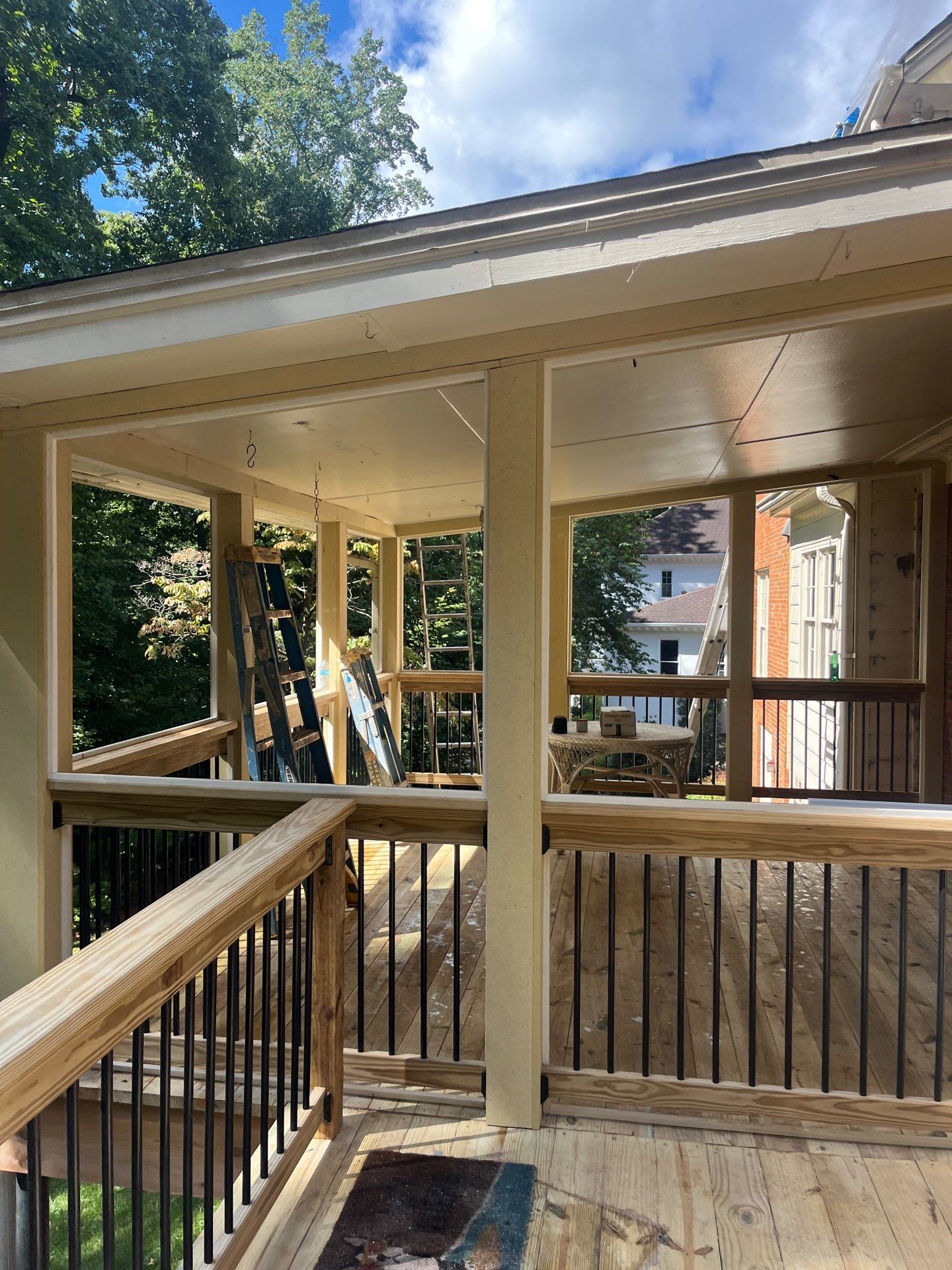 Stone Mountain, GA Rotted Wood & Shutter Replacement, Exterior Paint, and Deck Resurface by Nelson Exteriors