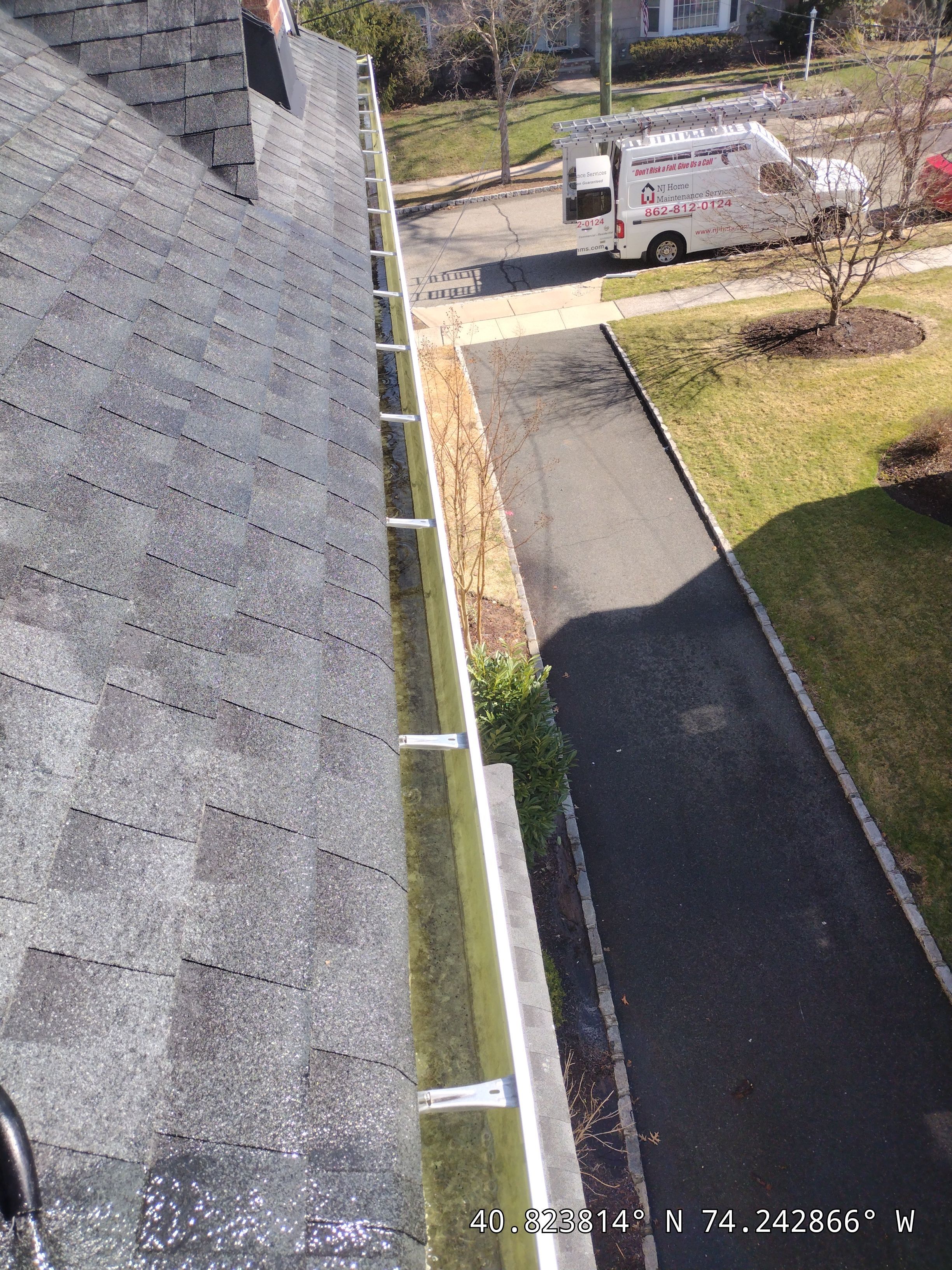 Residential Gutter Cleaning and System Assessment in Verona New Jersey by NJ Home Maintenance Services