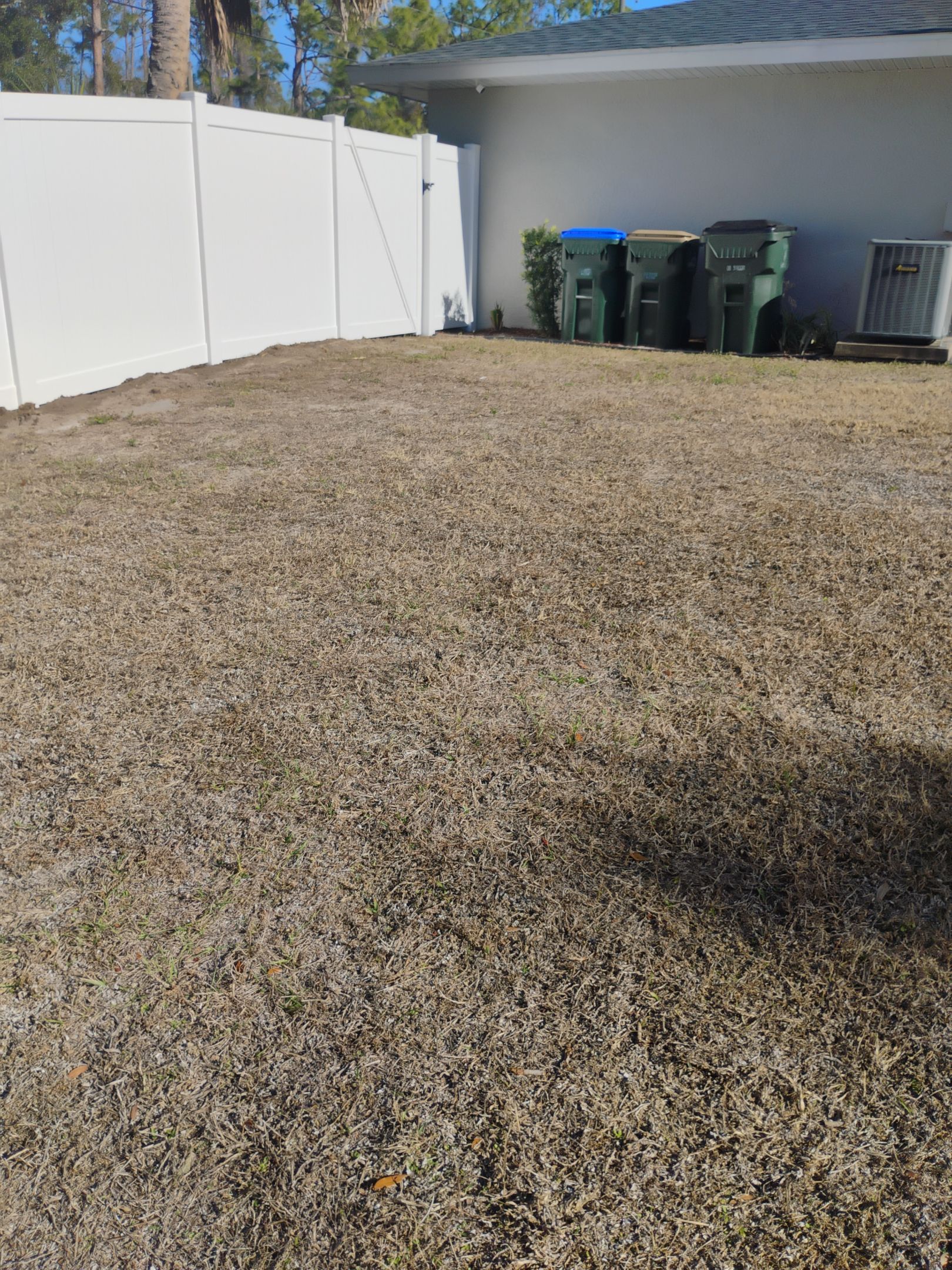 Vinyl Fence with Post Inserts in North Port by True Fence LLC