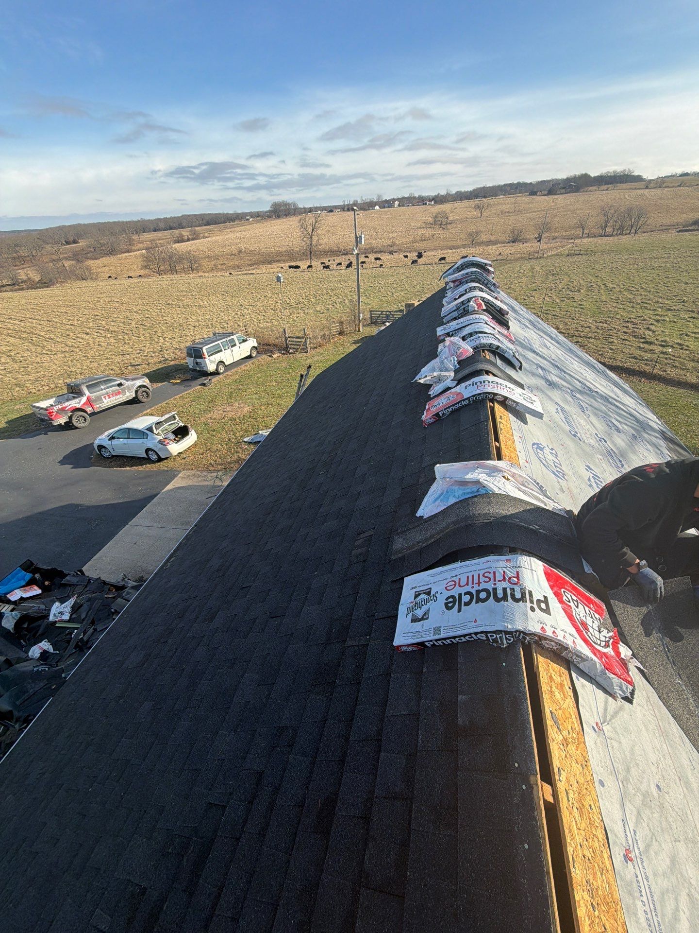 Residential Roofing + Gutters & Downspouts Install  by Titan Commercial & Residential Roofing 