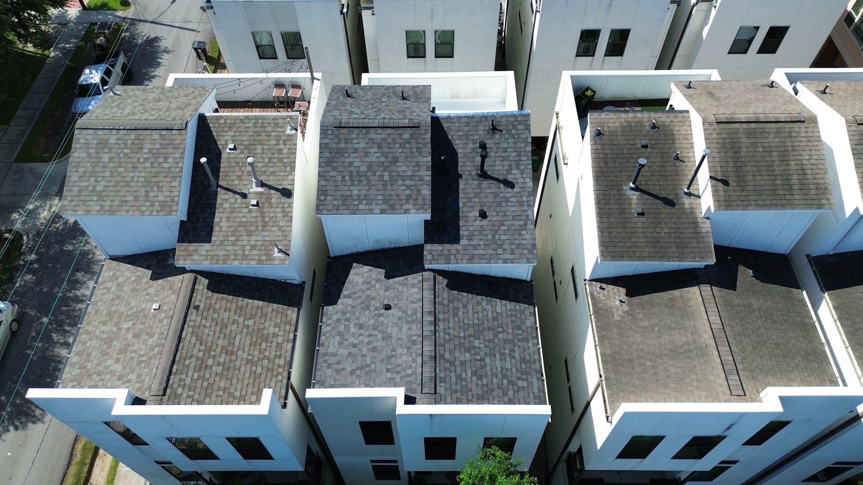 Townhome Roof Replacement by Houston Roofing & Construction
