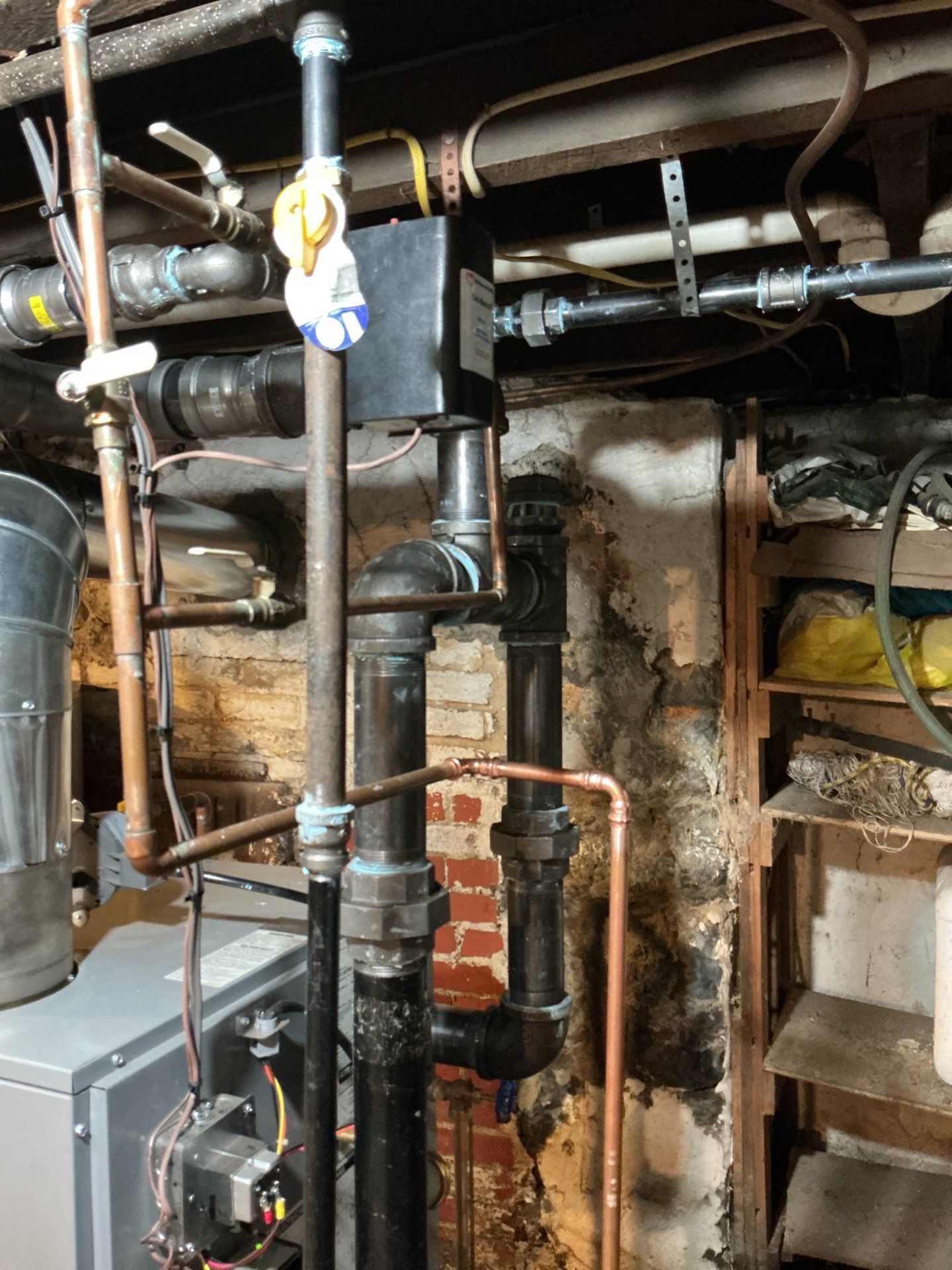 Steam Boiler Install In Strasburg by Elemental Heating and air conditioning LLC