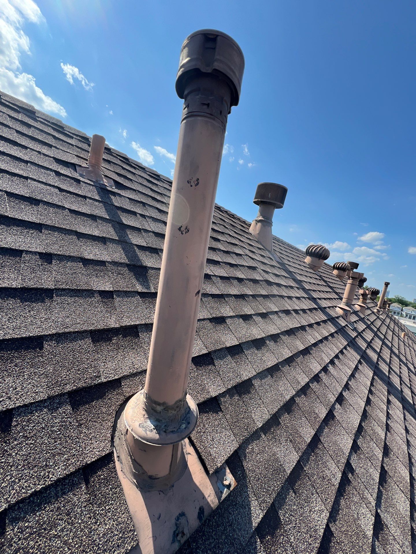 Hail Damage using Owen's Corning Duration (Lifetime) Shingles by Roof Repair Company