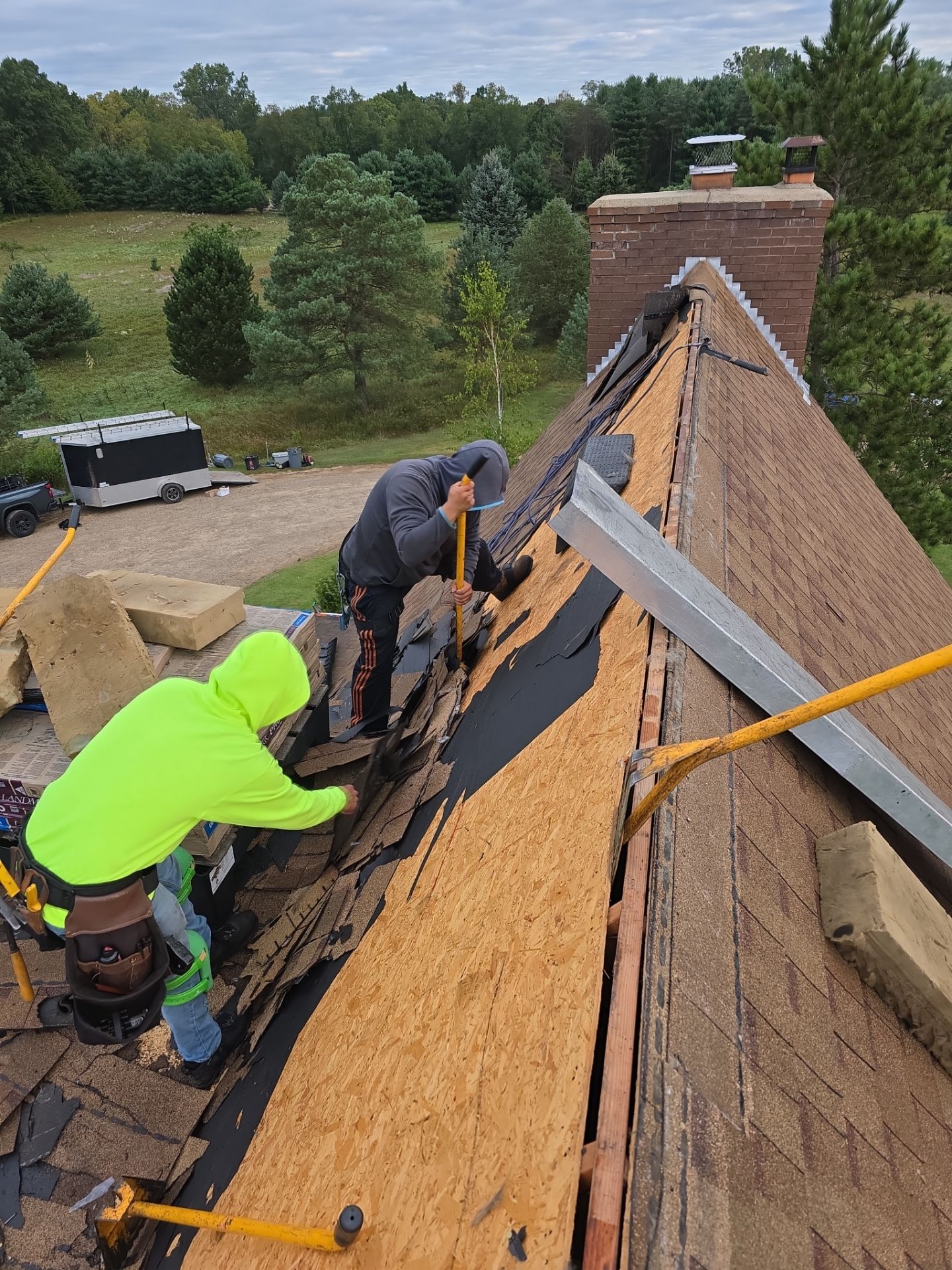 New Roof Installation  by 42 North Construction, LLC.