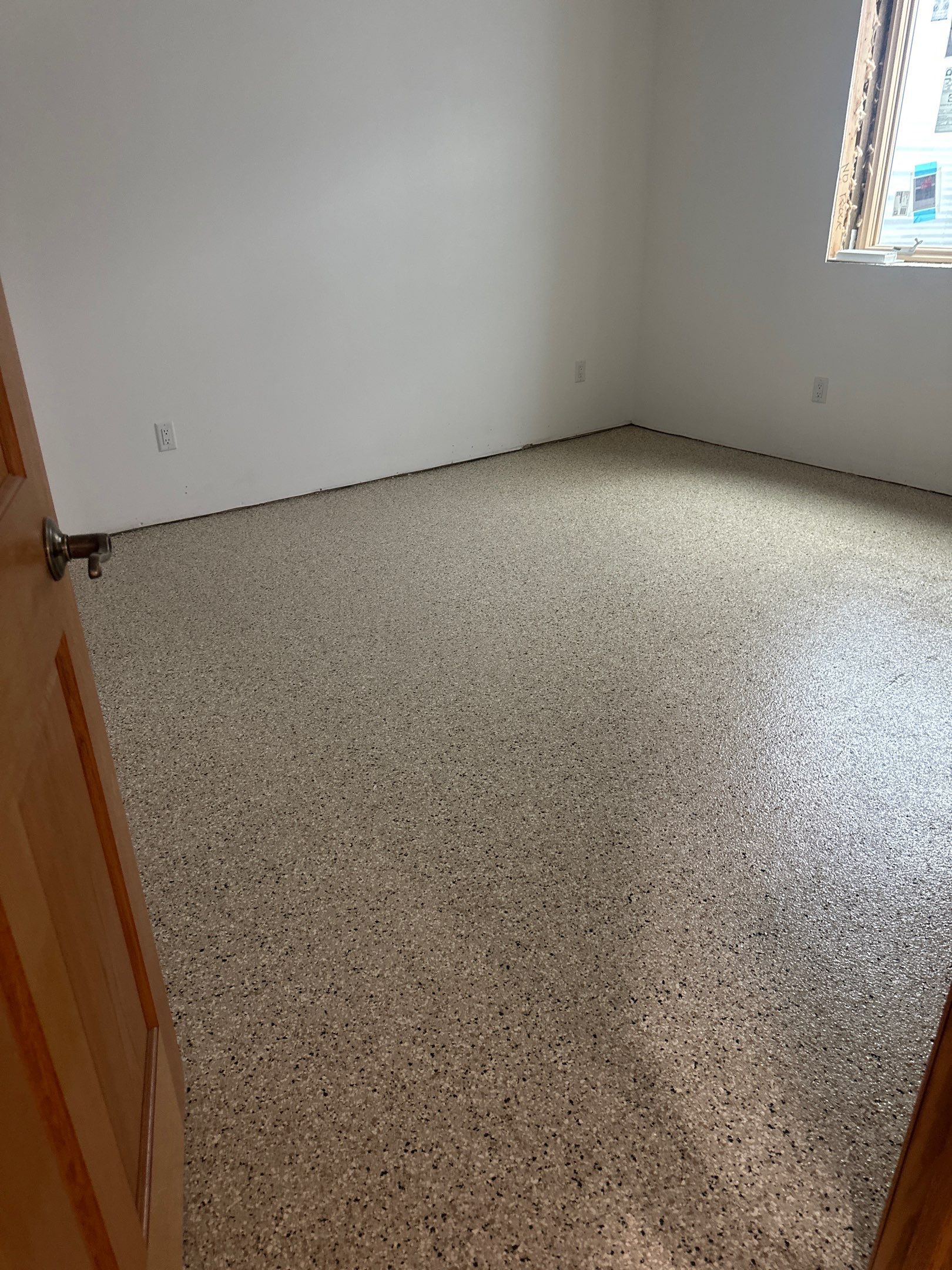 Barndominium Flake Coating and Concrete Floor Finishing in Greenfield by Revival Concrete Coatings