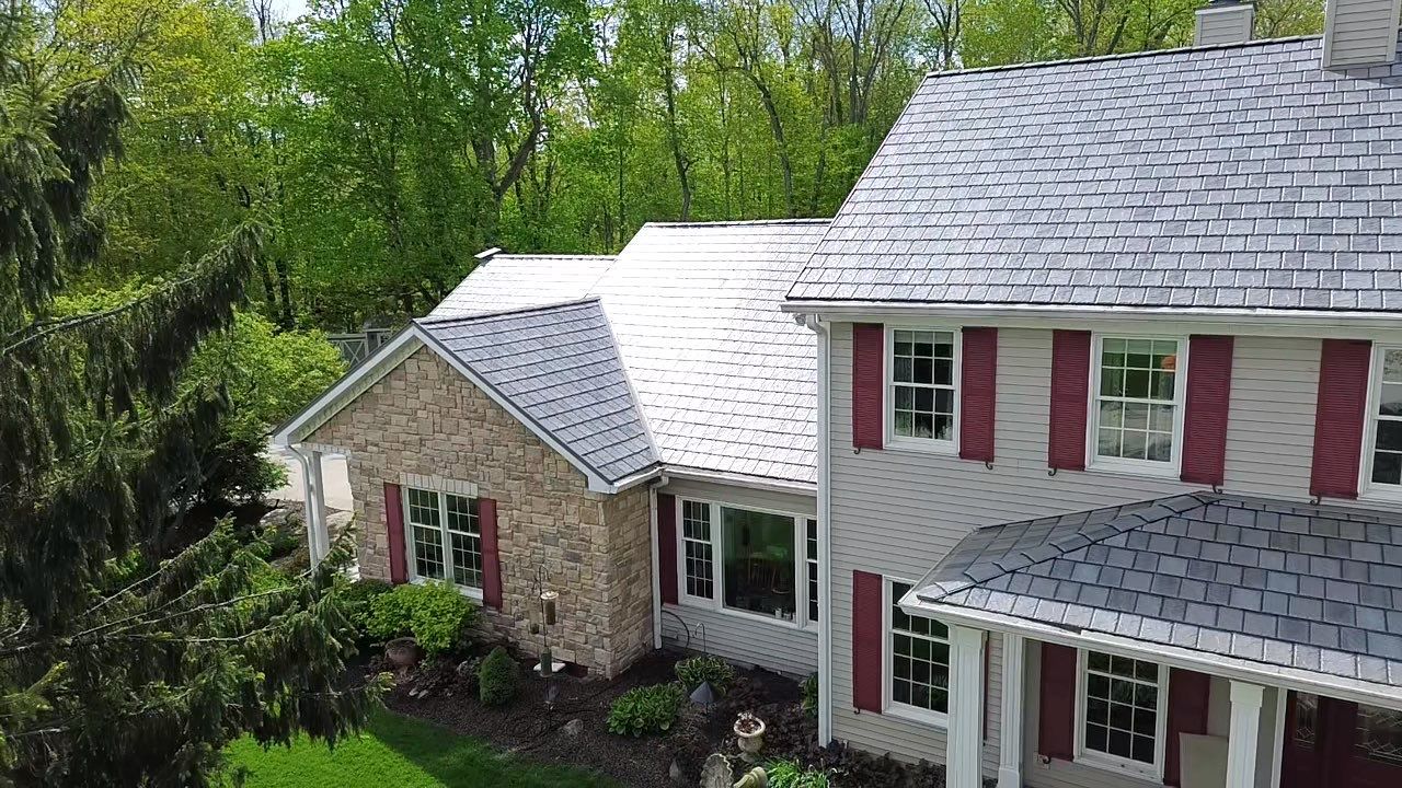 EDCO ArrowLine Slate Metal Shingles | Churubusco, Indiana by 4Ever Metal Roofing