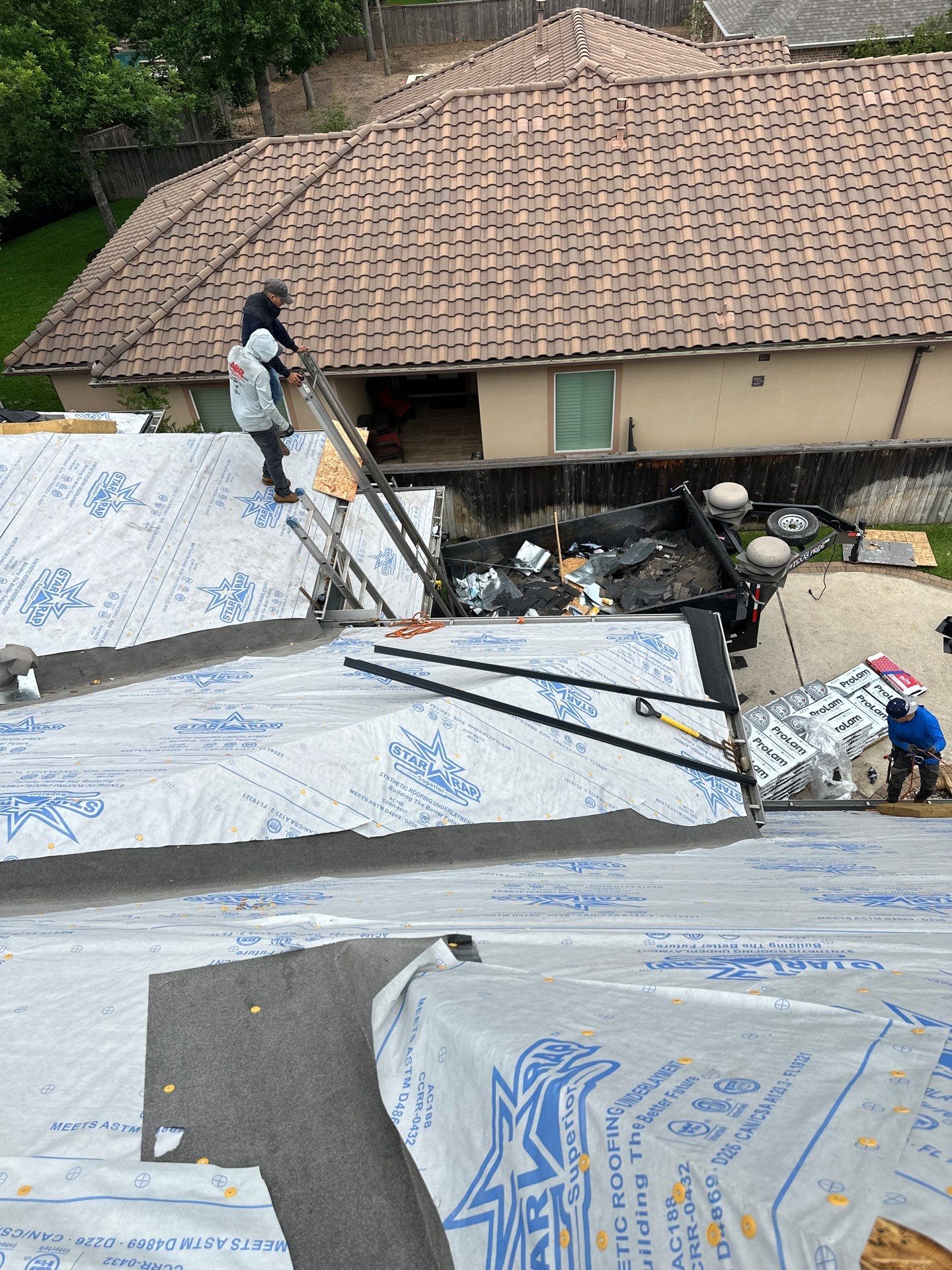 Project in Spring by Motion Roofing