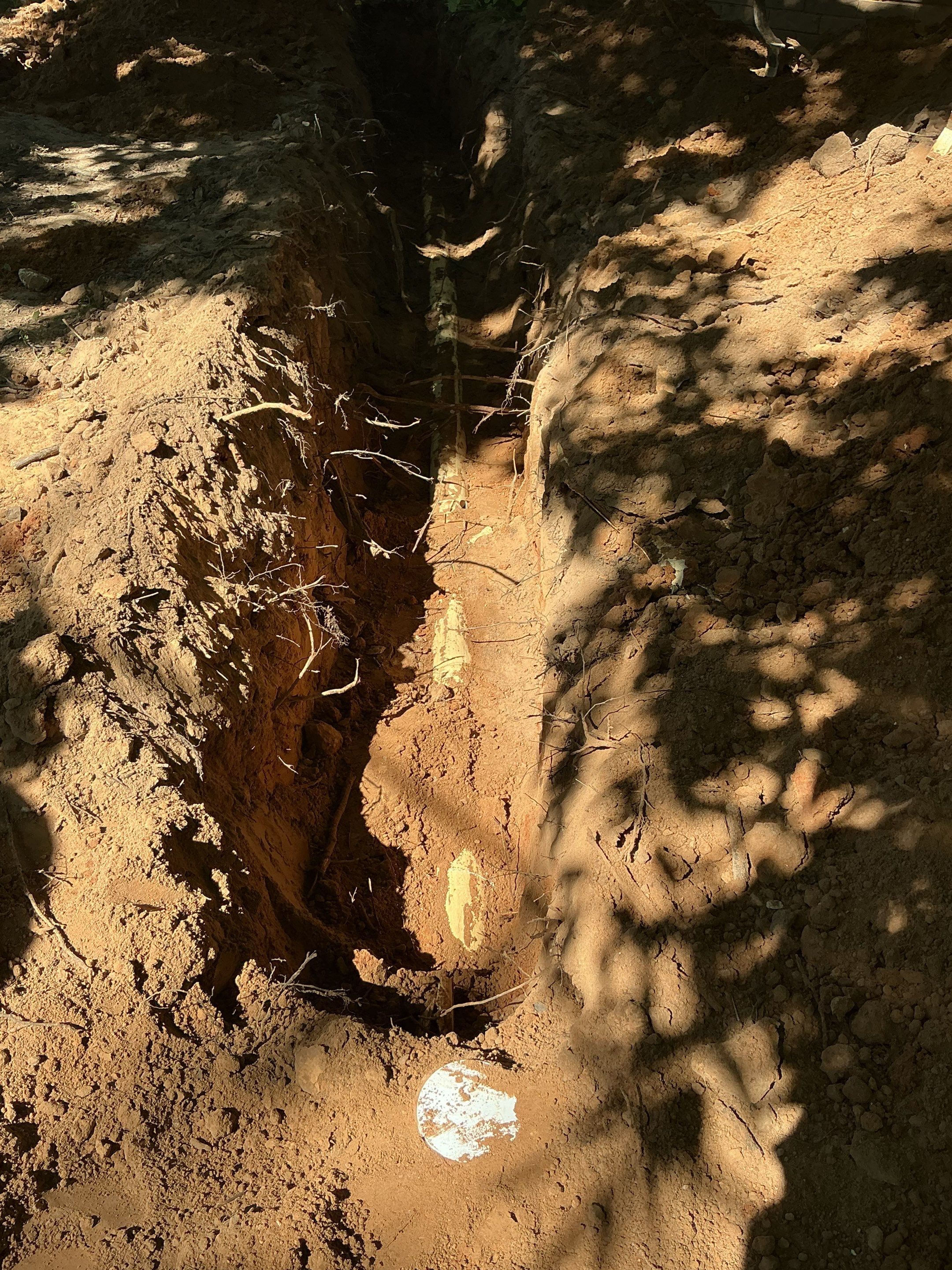 Drain Repipe Project in Mt Vernon by Rub-A-Dub Plumbing