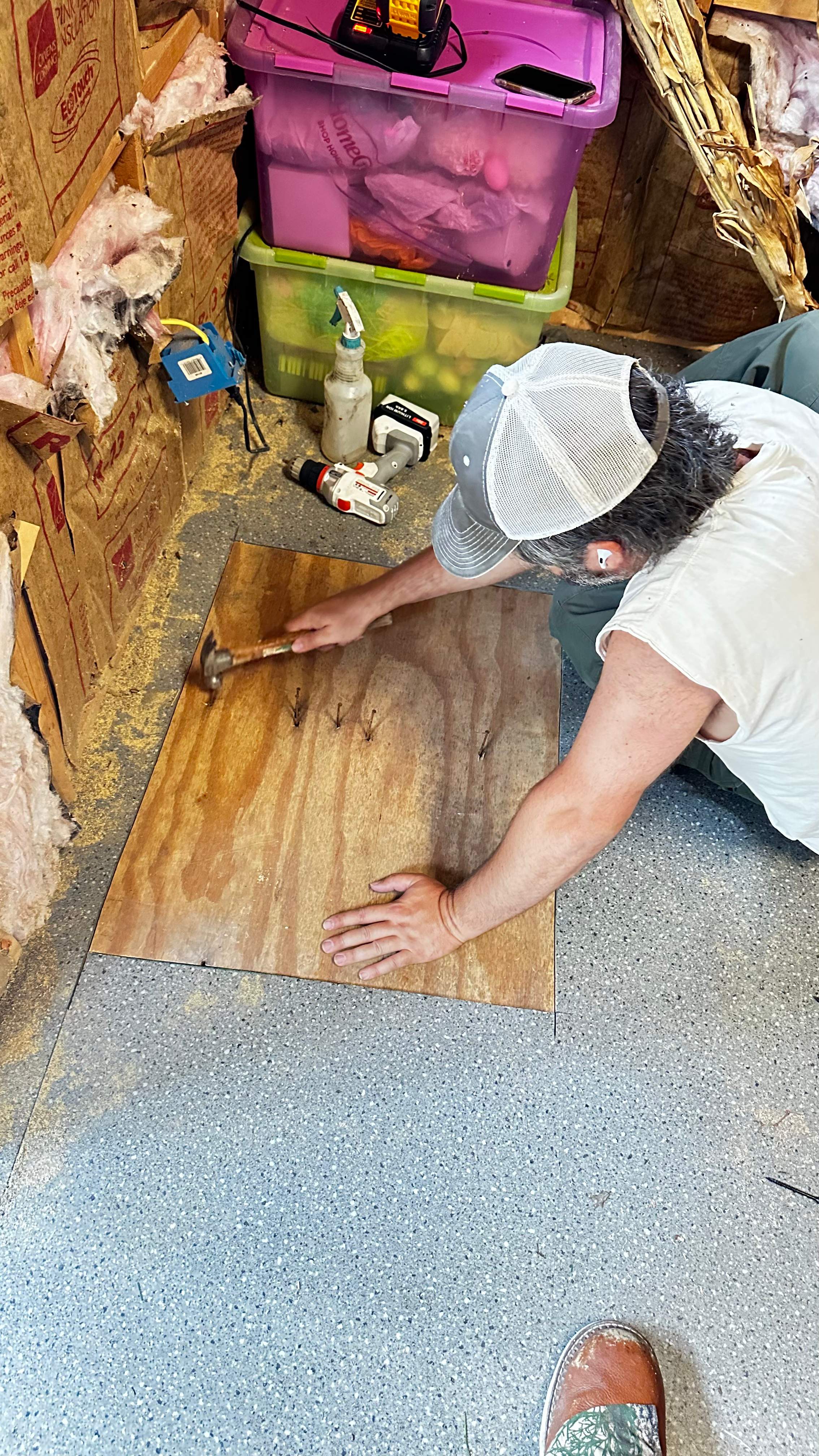 Under a Shed  by Rockwall Honey Bee Company