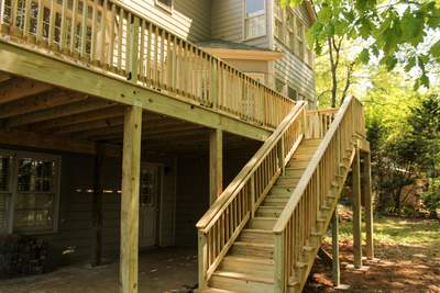 Wood Deck Build in Acworth, GA