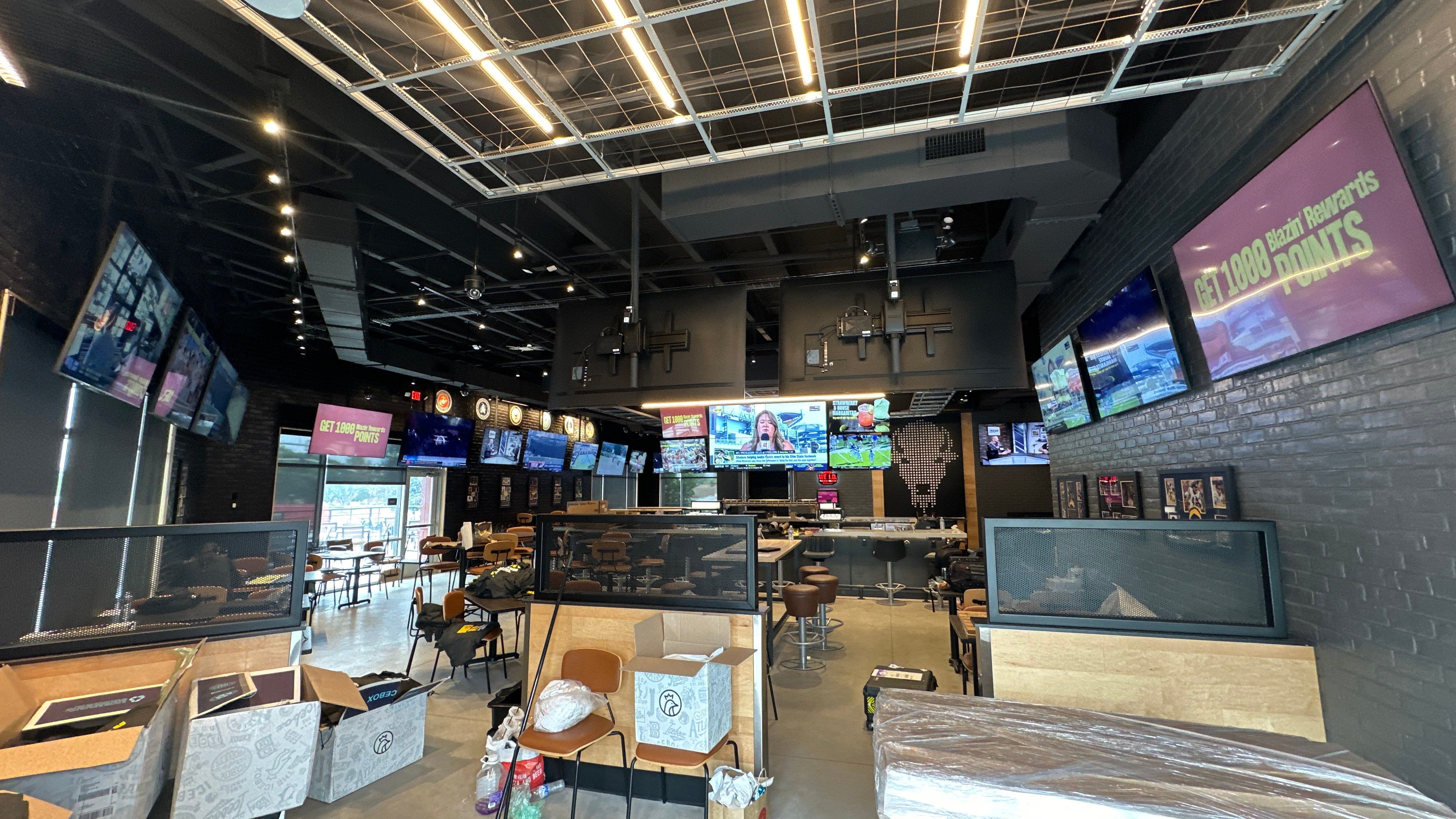 Large Sports bar install by AVSi