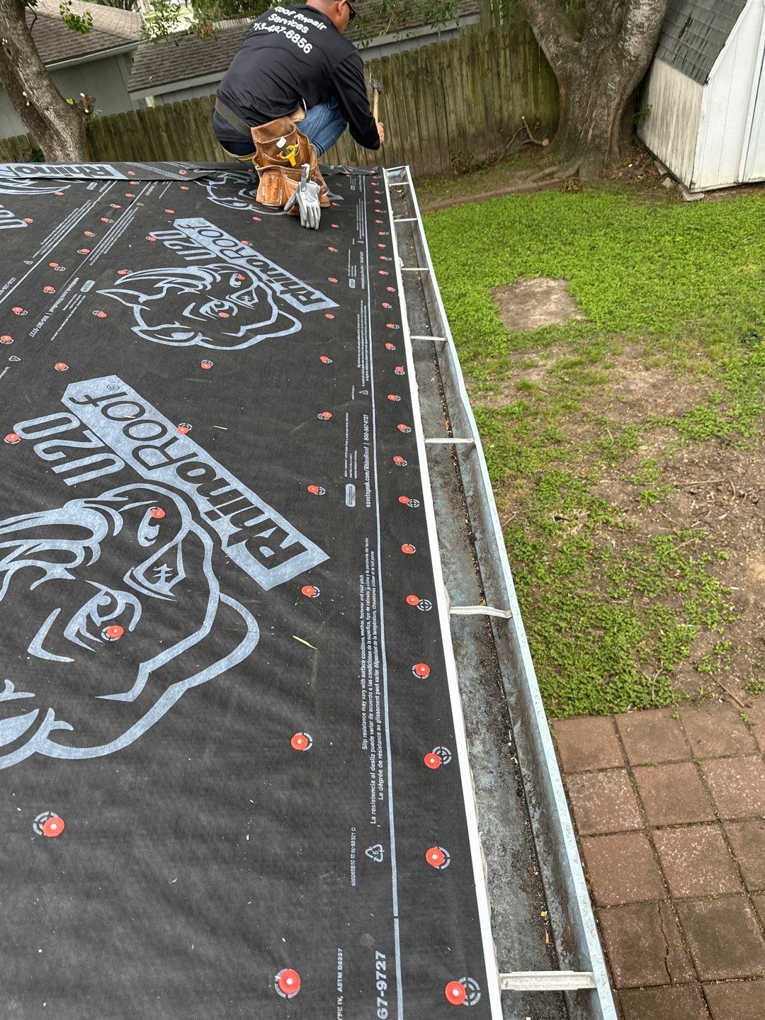 Residential Roofing Installation using Owen's Corning Duration (Lifetime) Shingles by Roof Repair Company