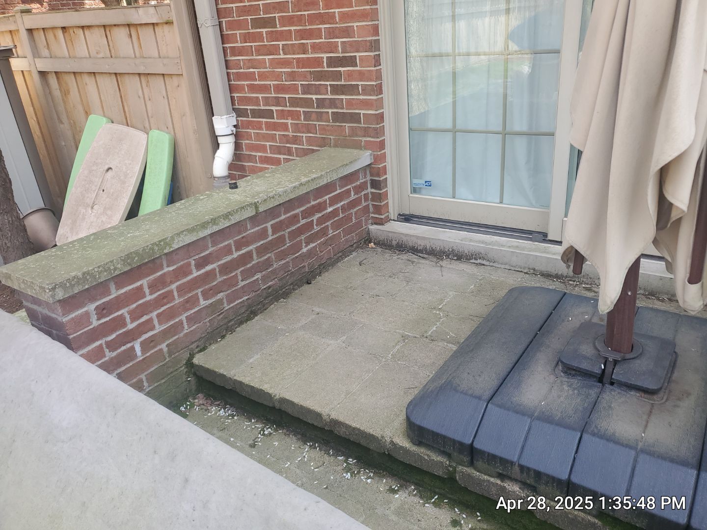 Brick paver repair, clean, seal and poly sanding by Northern Power Washing LLC.