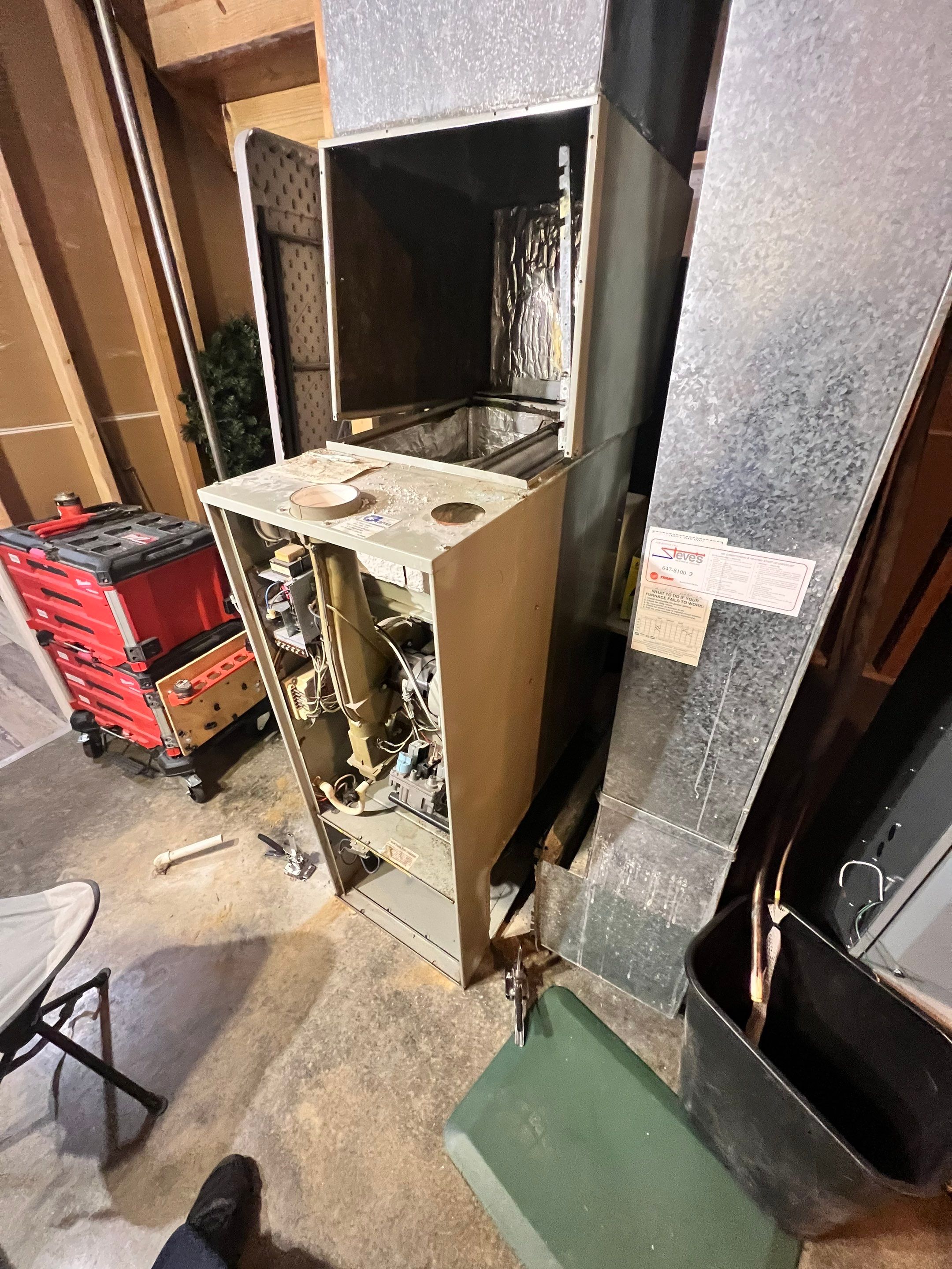 Daikin High Efficiency Furnace Installation by Comfort Air Technologies