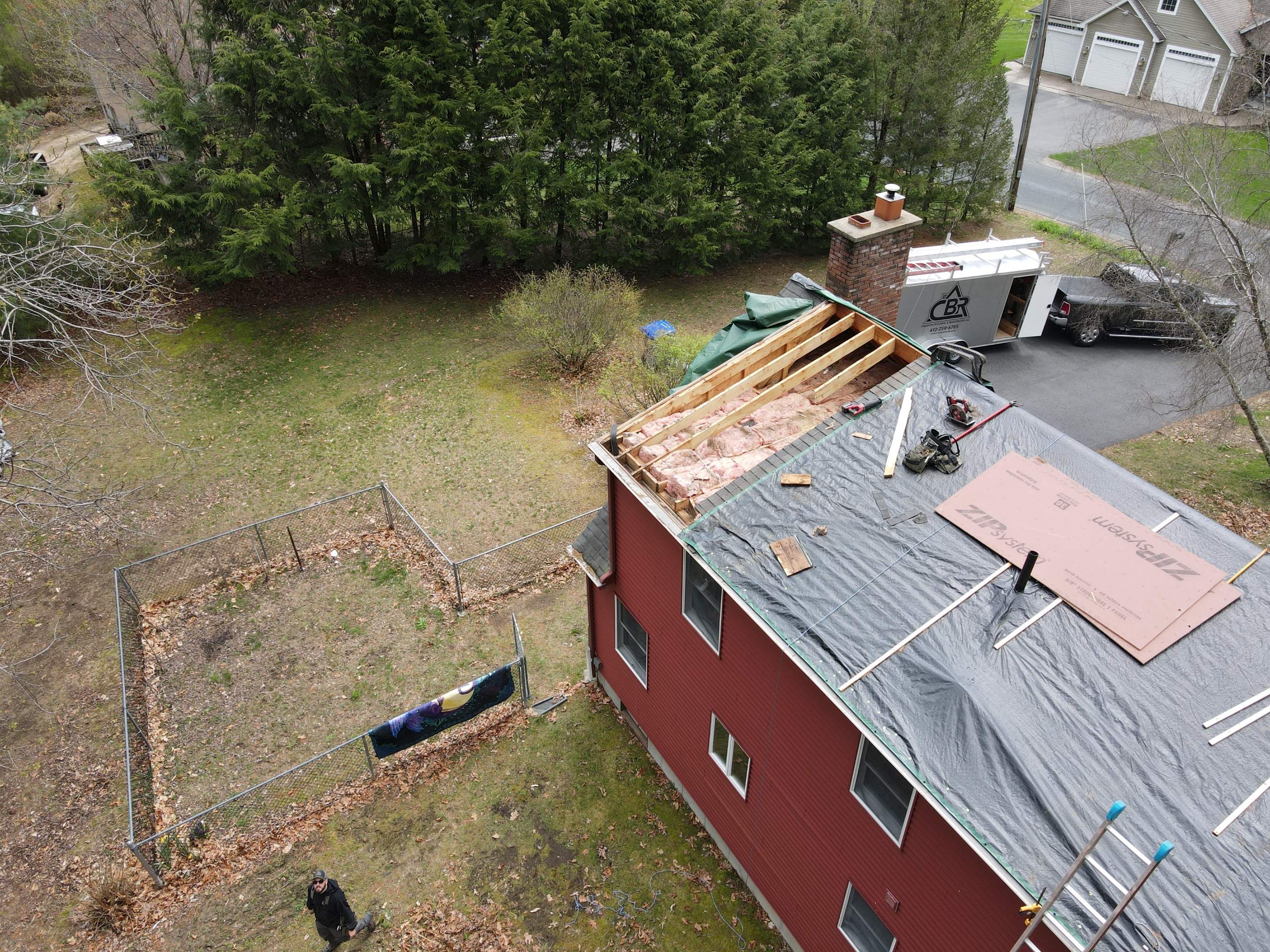 Tree Damage/Roof Repair by Chagnon Building & Remodeling LLC