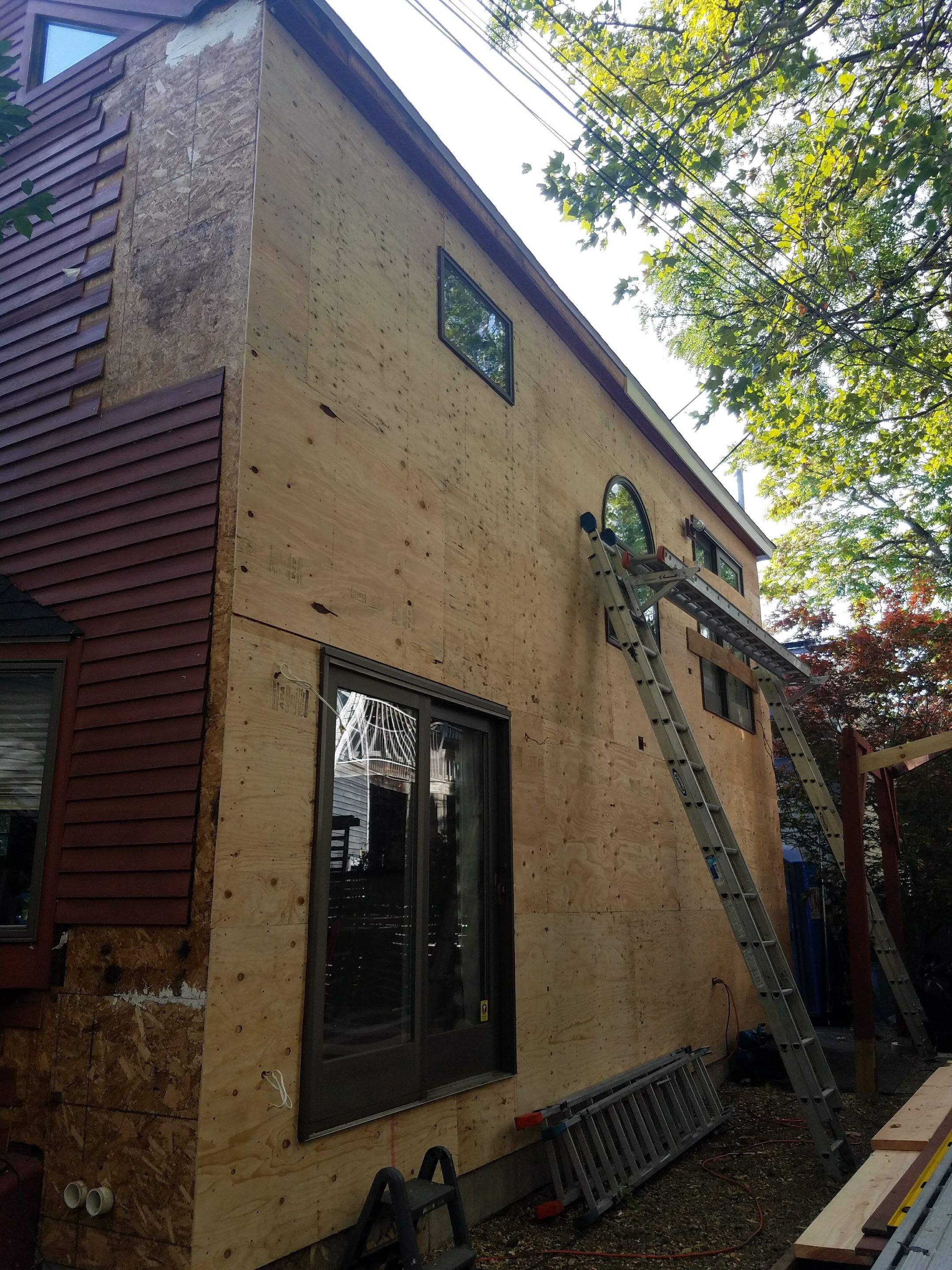 Siding Installation using Cedar Clapboard by Loyalty Exterior Solutions 