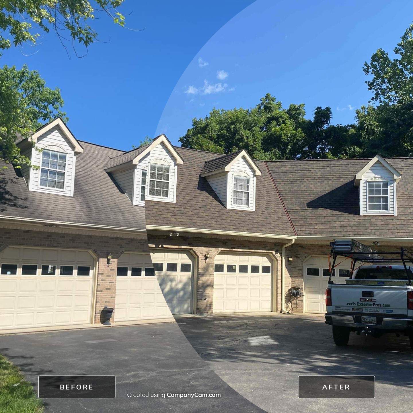 Roof Installation using GAF Camelot II by ExteriorPros