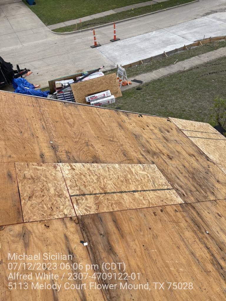 Project in Flower Mound  by Zeus Exteriors