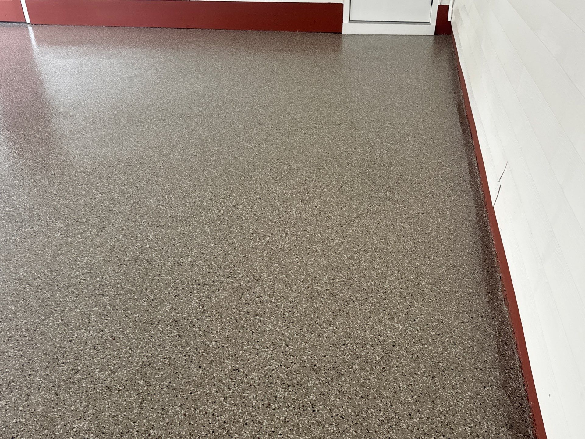Garage in Pecan by Cross Creek Concrete Coatings