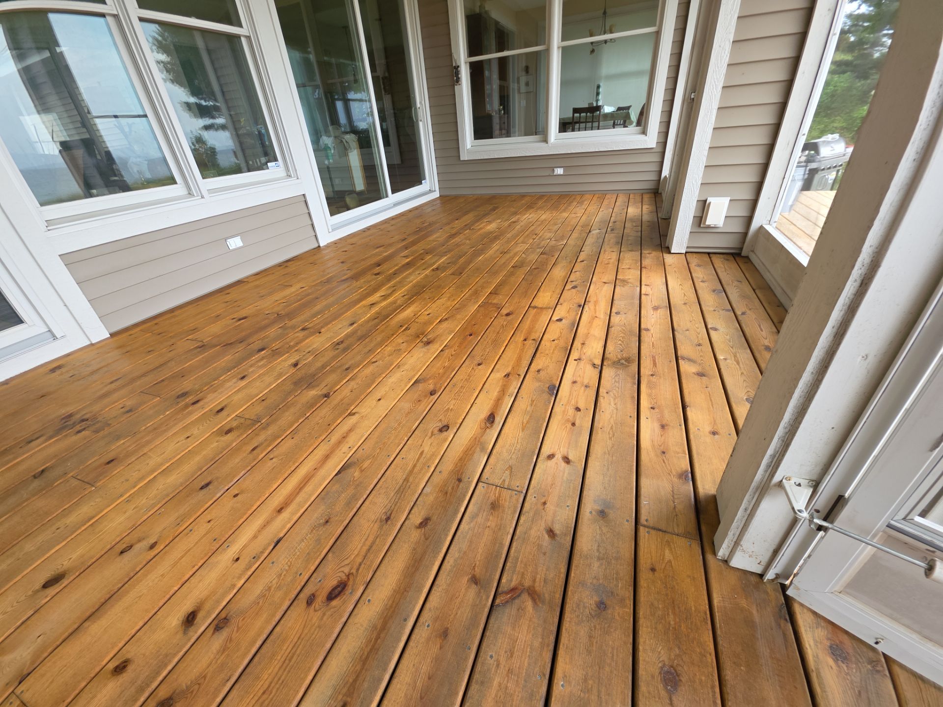 Coastal Deck Pressure Washing and Protective Staining in Whitehall by Gordon Painting