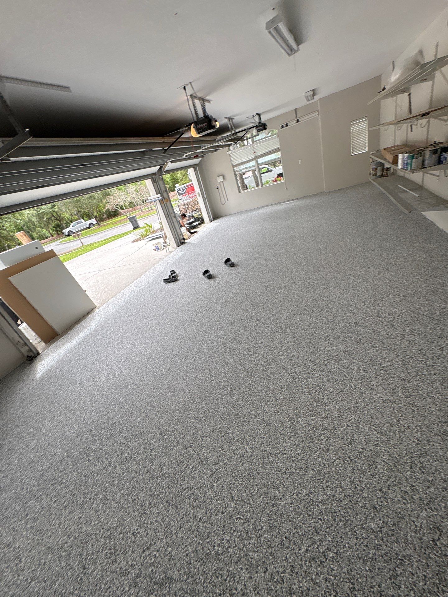 Tampa 2-Car Garage Transformation by Performance Floors & Coating