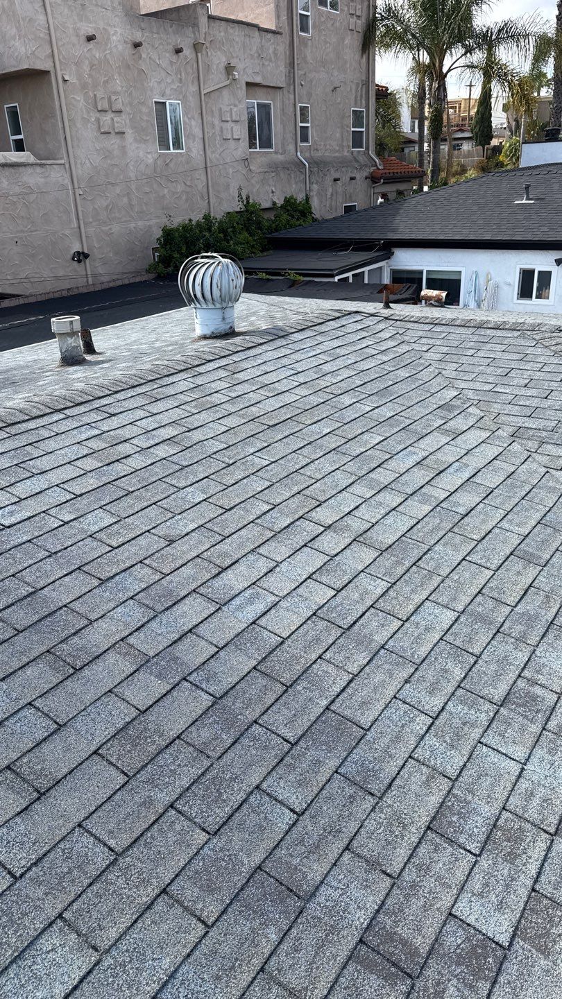 Full Asphalt Shingle Roof Replacement with Decking Repairs in San Diego by Reliable Roofing San Diego Inc.