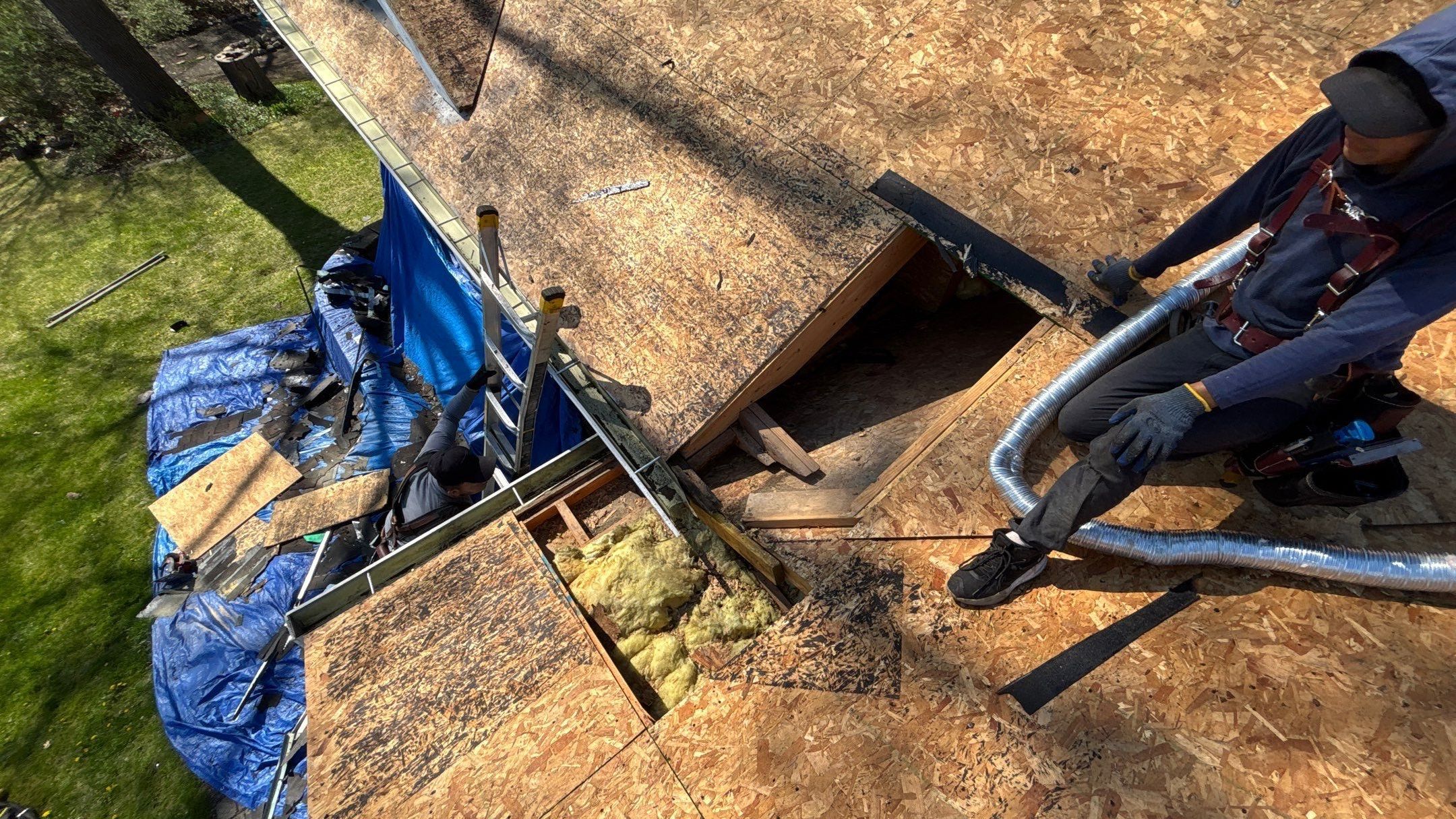 Roof Replacement using Malarkey Vista Brilliant Black by 180 Contractors